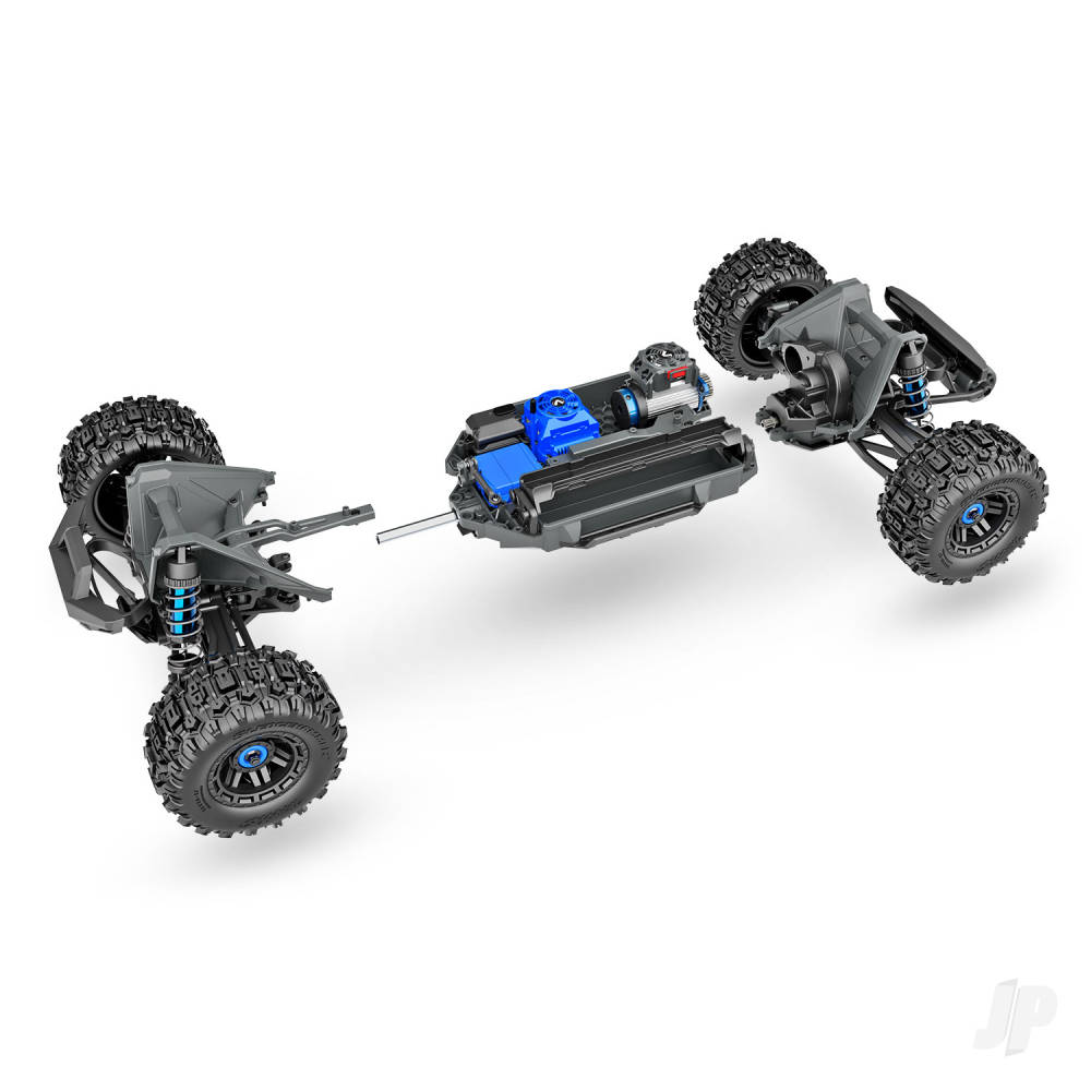 Traxxas Maxx VXL 1:10 4X4 RTR Monster Truck, Blue (+ TQi 2-ch, VXL-4S, Velineon 540XL, TSM, WideMaxx)-13