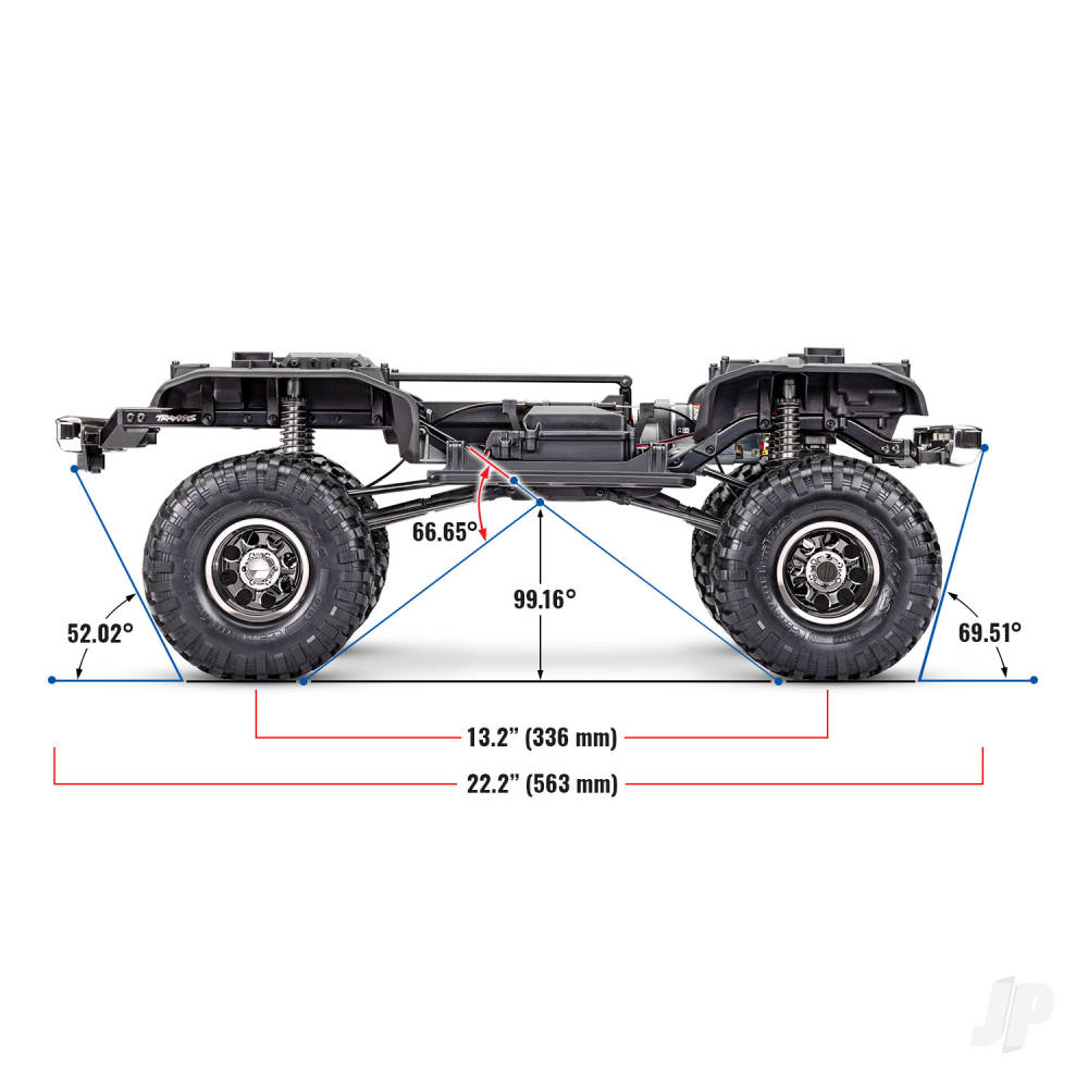 Traxxas TRX-4 1979 Chevrolet K10 Truck 1:10 4WD RTD Electric Trail Crawler, Blue (+ TQi 4-ch, XL-5 HV, Titan 550)-3