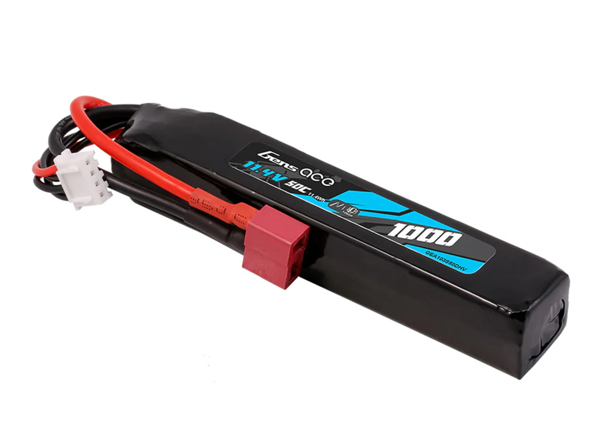 Airsoft 3S HV 1000mAh 50C with Deans (M4/AR Rifles)-2