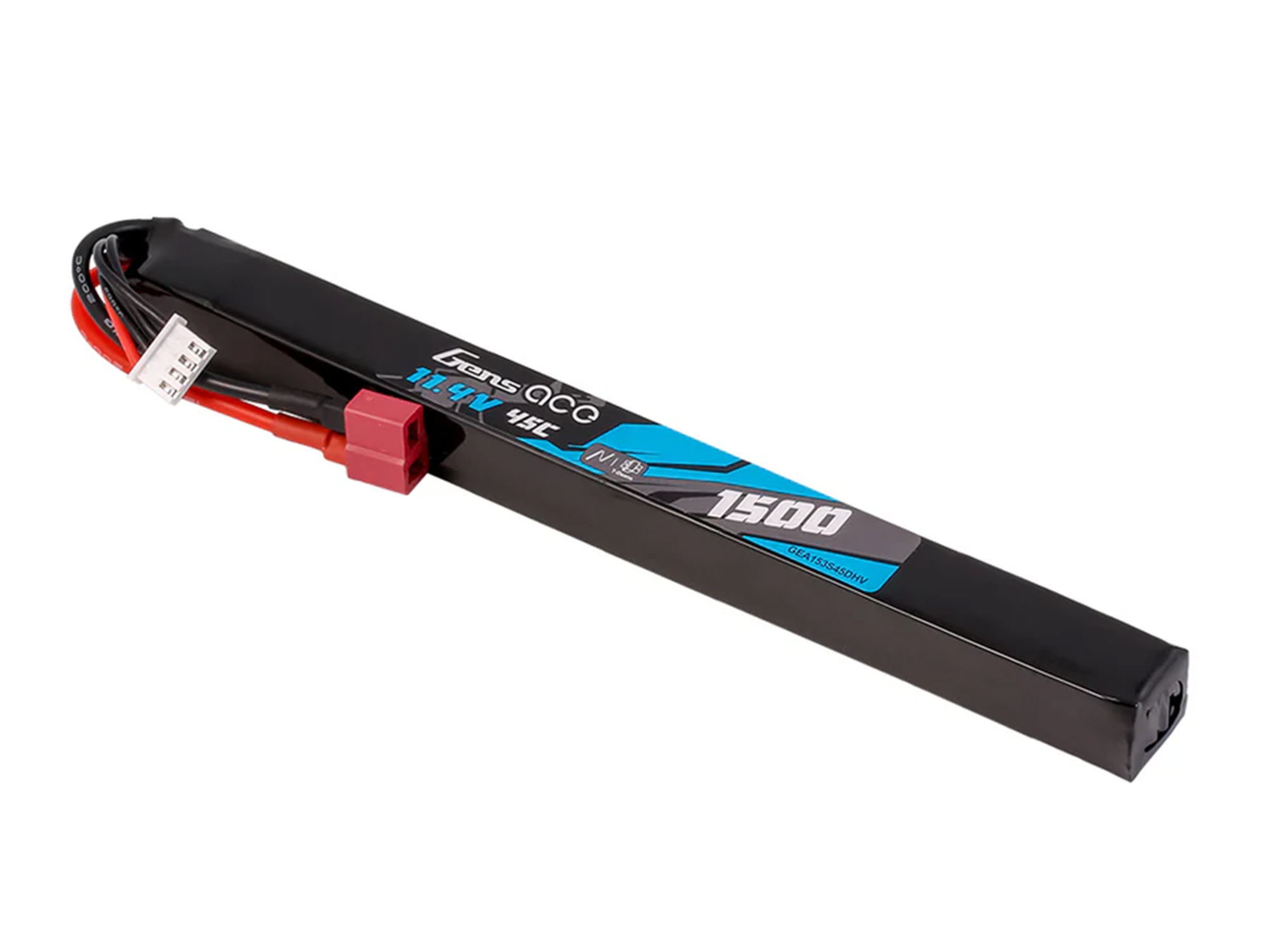 Airsoft 3S HV 1500mAh 45C with Deans (AK47 Long Stick)-2