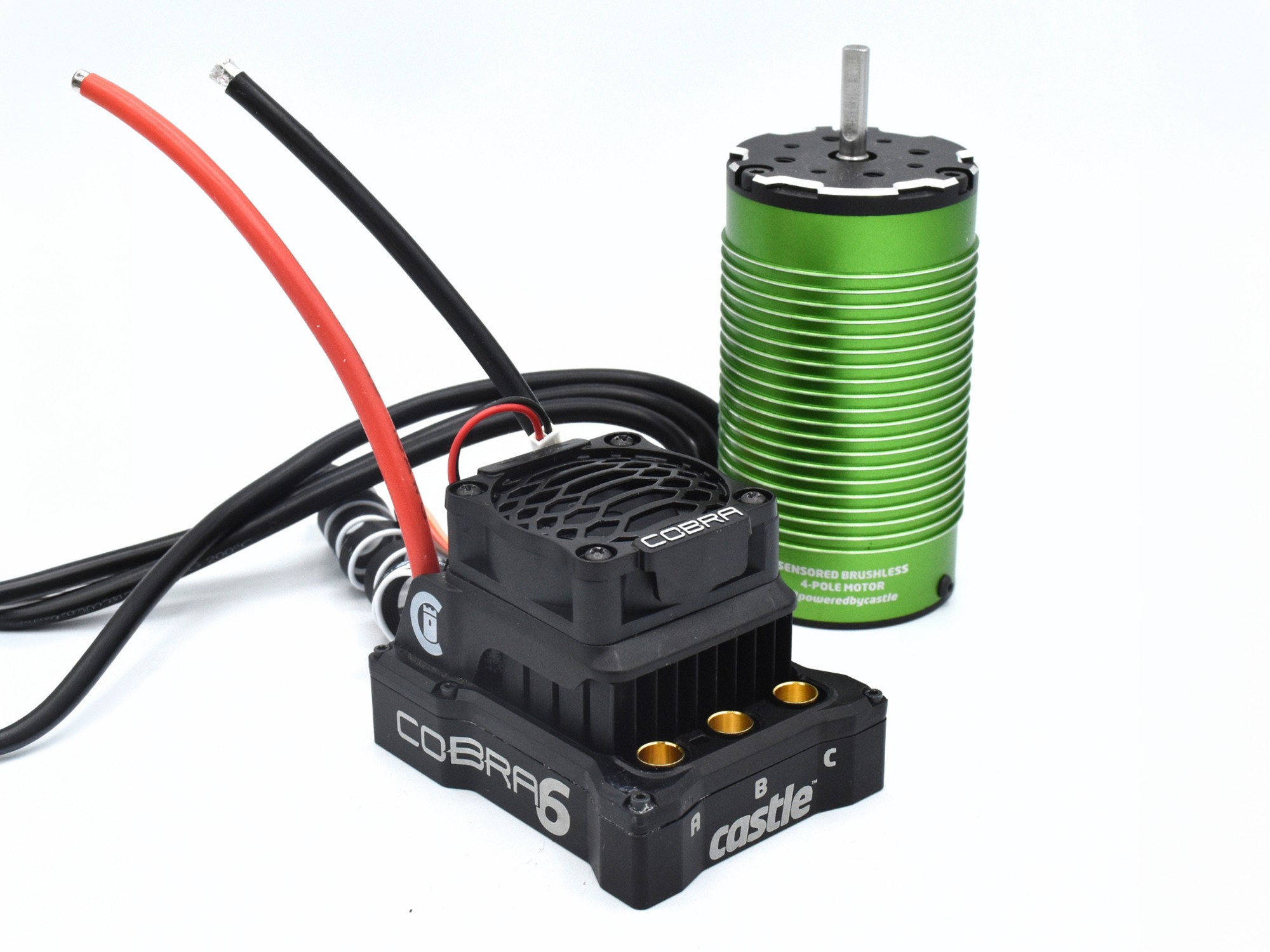 COBRA 6, 33.6V, 8A PEAK BEC W/1717-1260KV SENSORED MOTOR
