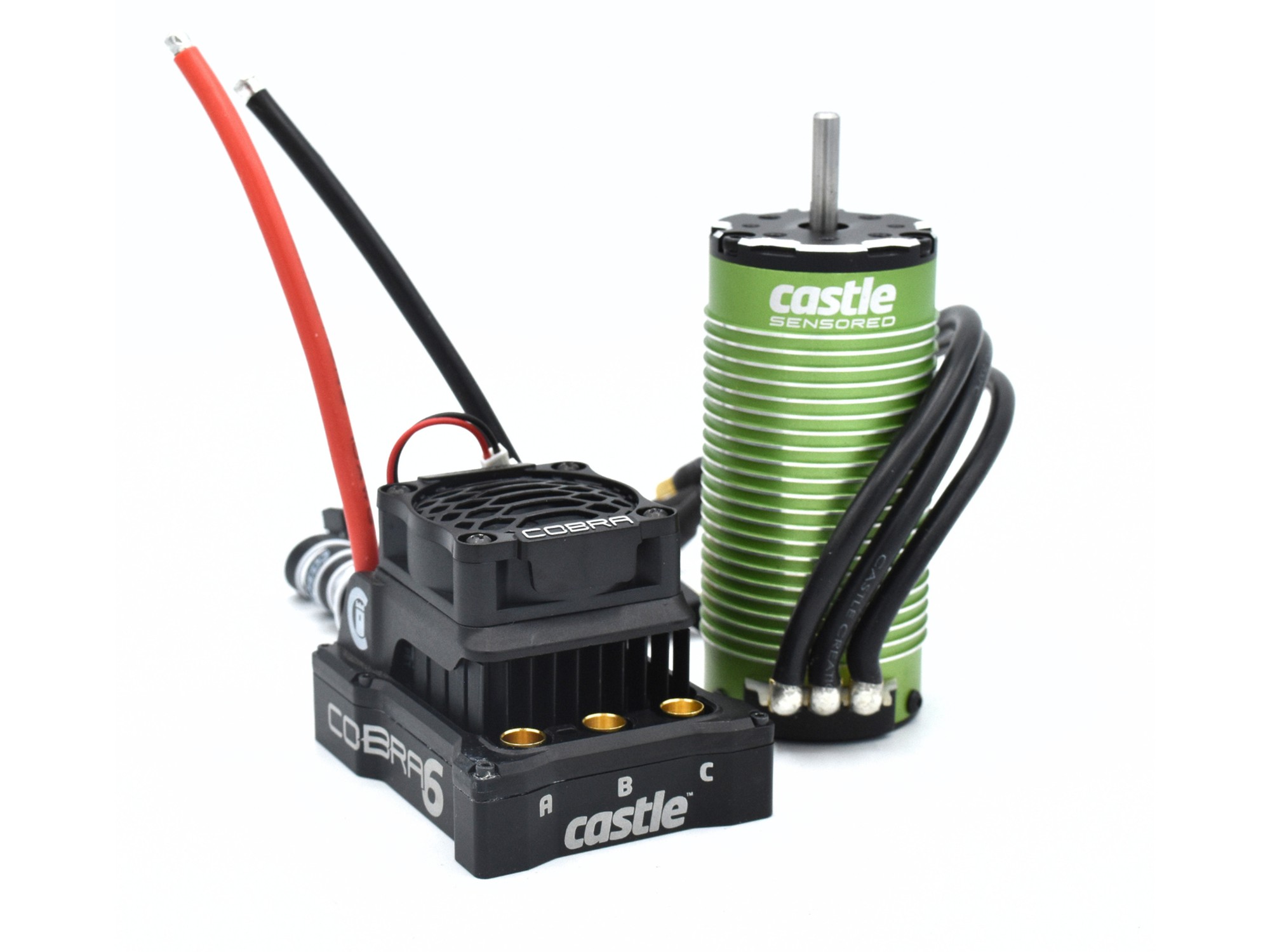 COBRA 6, 33.6V, 8A PEAK BEC W/1520-1650KV SENSORED MOTOR