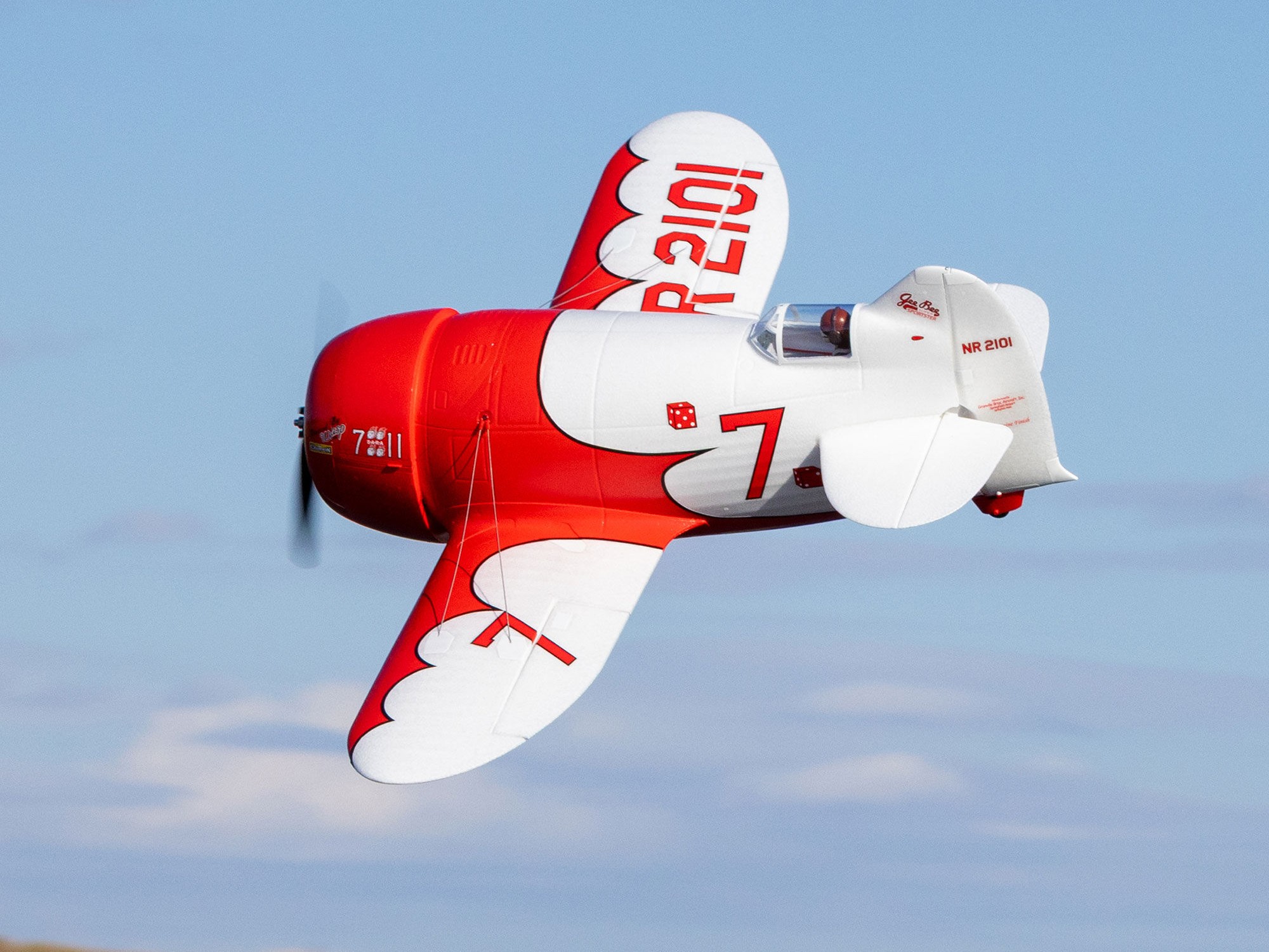 Gee Bee R-2 1.0m BNF Basic with AS3X+ and SAFE Select-20