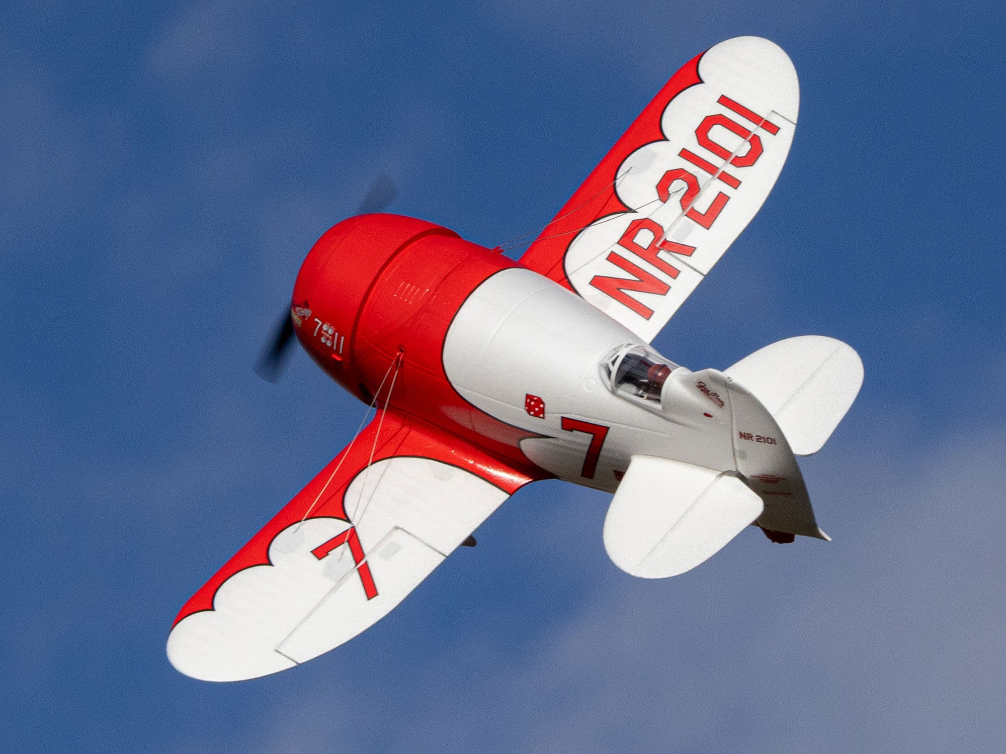 Gee Bee R-2 1.0m BNF Basic with AS3X+ and SAFE Select-21