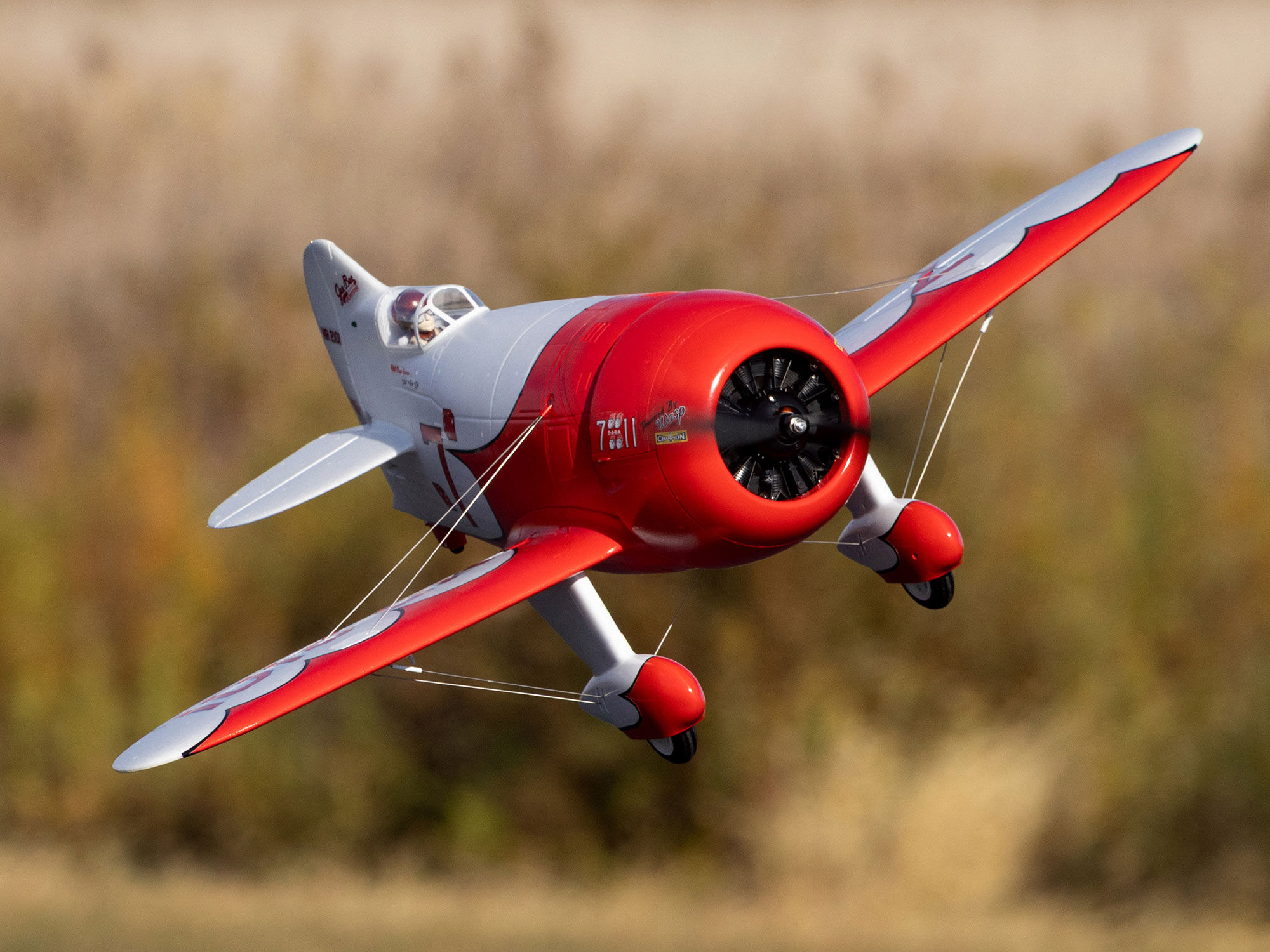 Gee Bee R-2 1.0m BNF Basic with AS3X+ and SAFE Select-22