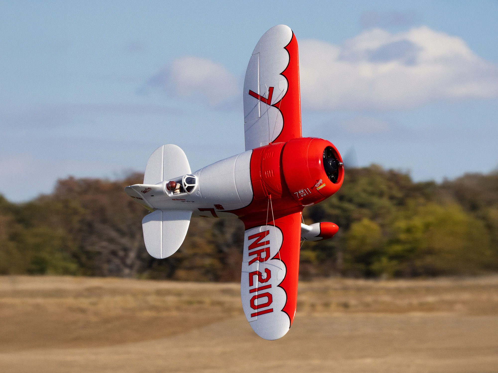 Gee Bee R-2 1.0m BNF Basic with AS3X+ and SAFE Select-23