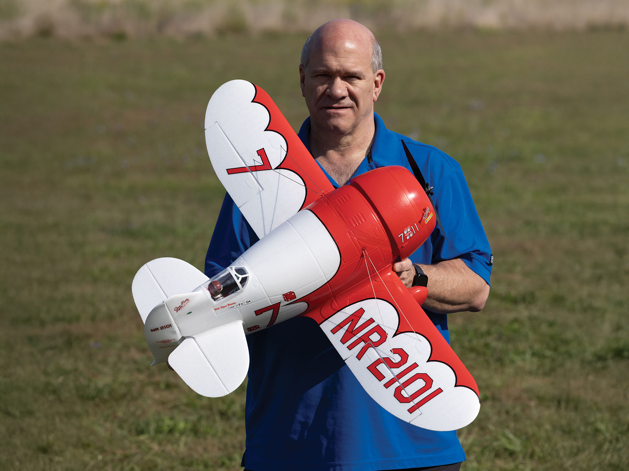 Gee Bee R-2 1.0m BNF Basic with AS3X+ and SAFE Select-25