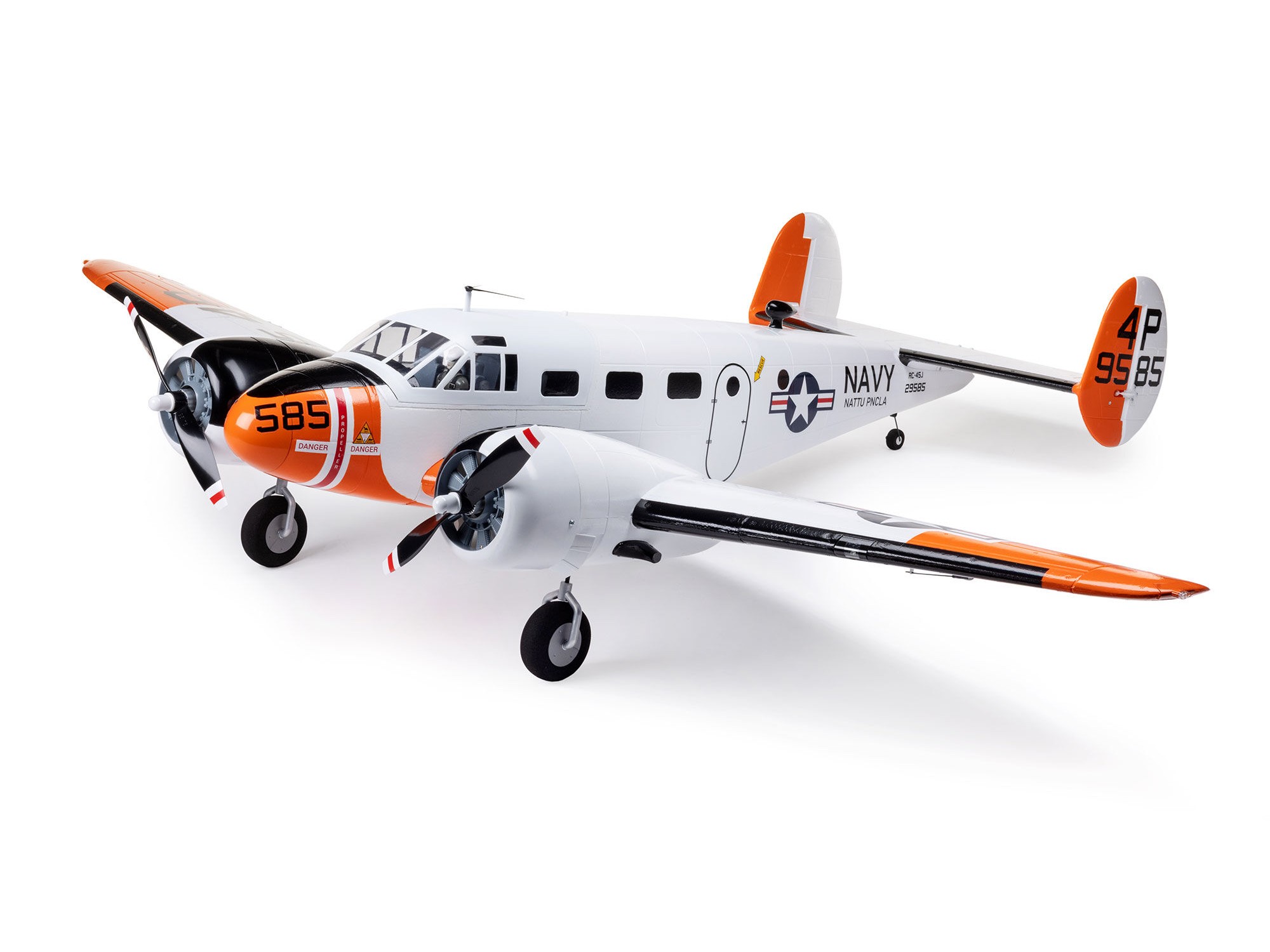 Beechcraft D18/RC-45J 1.5m BNF Basic with AS3X+ and SAFE Sel