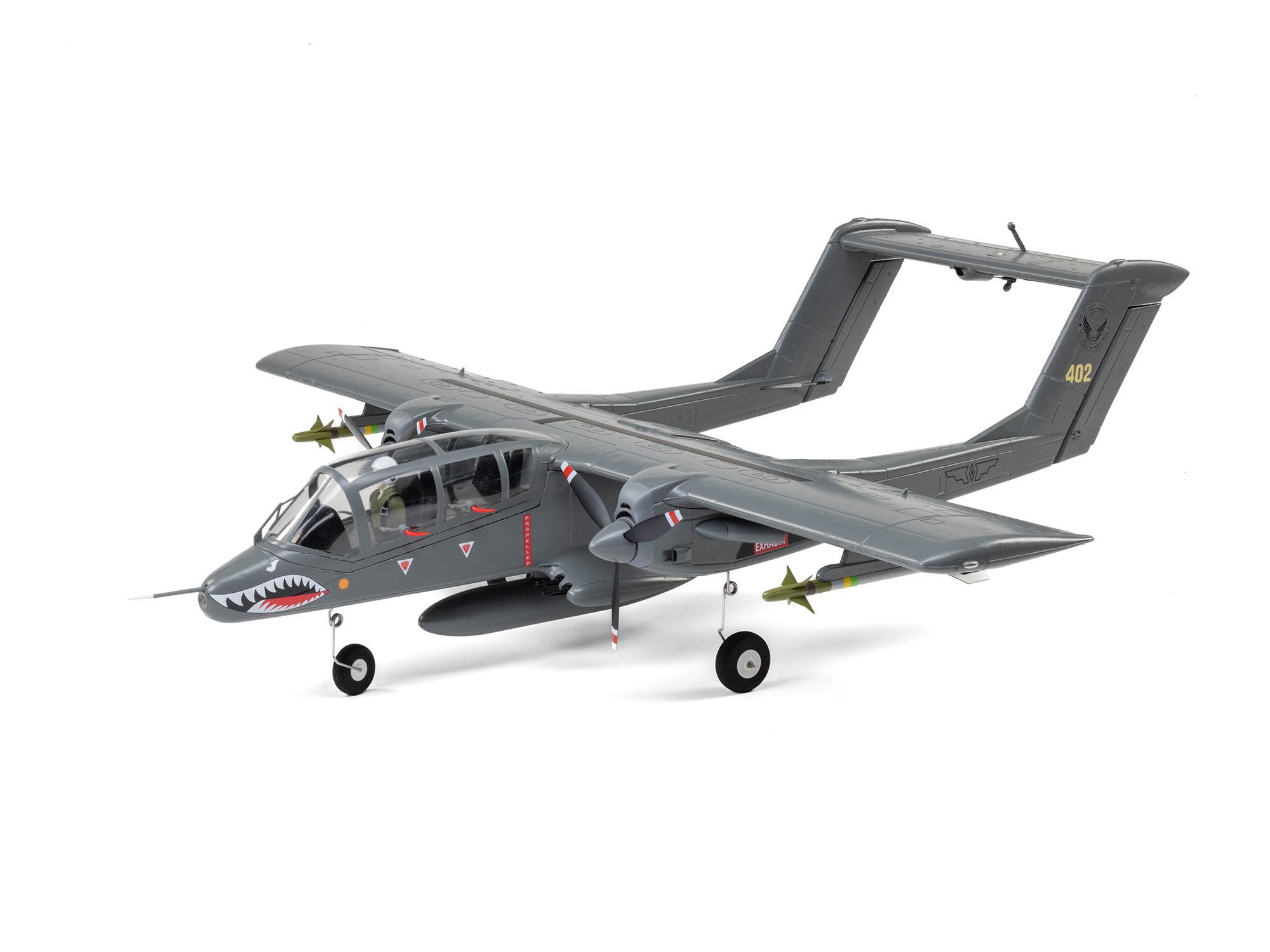 Micro OV-10 Bronco 645mm BNF Basic with AS3X and SAFE Select
