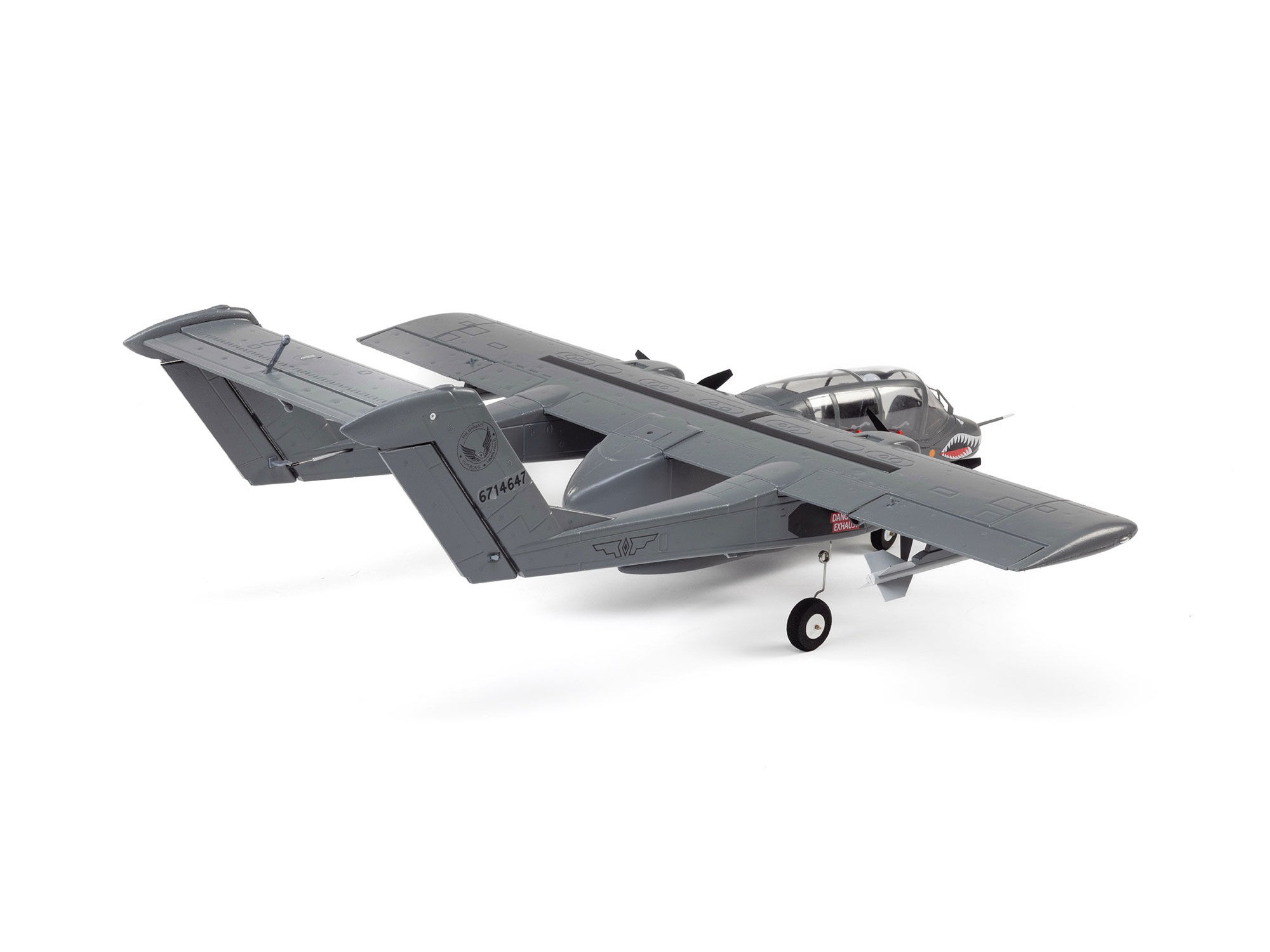 Micro OV-10 Bronco 645mm BNF Basic with AS3X and SAFE Select-2