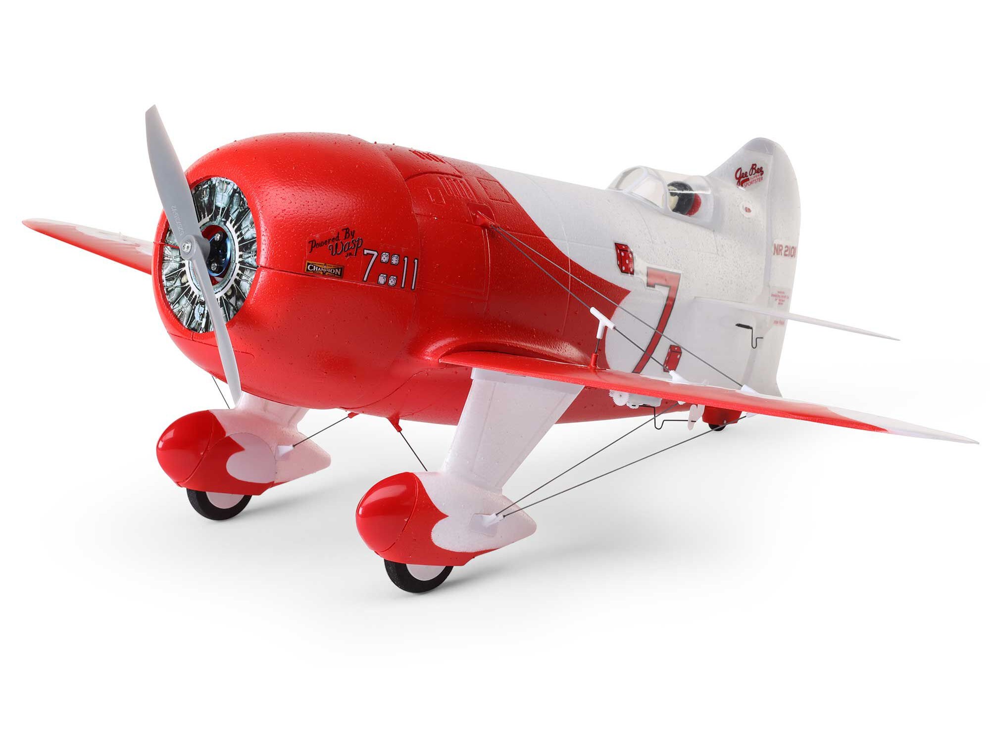UMX Gee Bee R-2 510mm BNF Basic with AS3X and SAFE Select