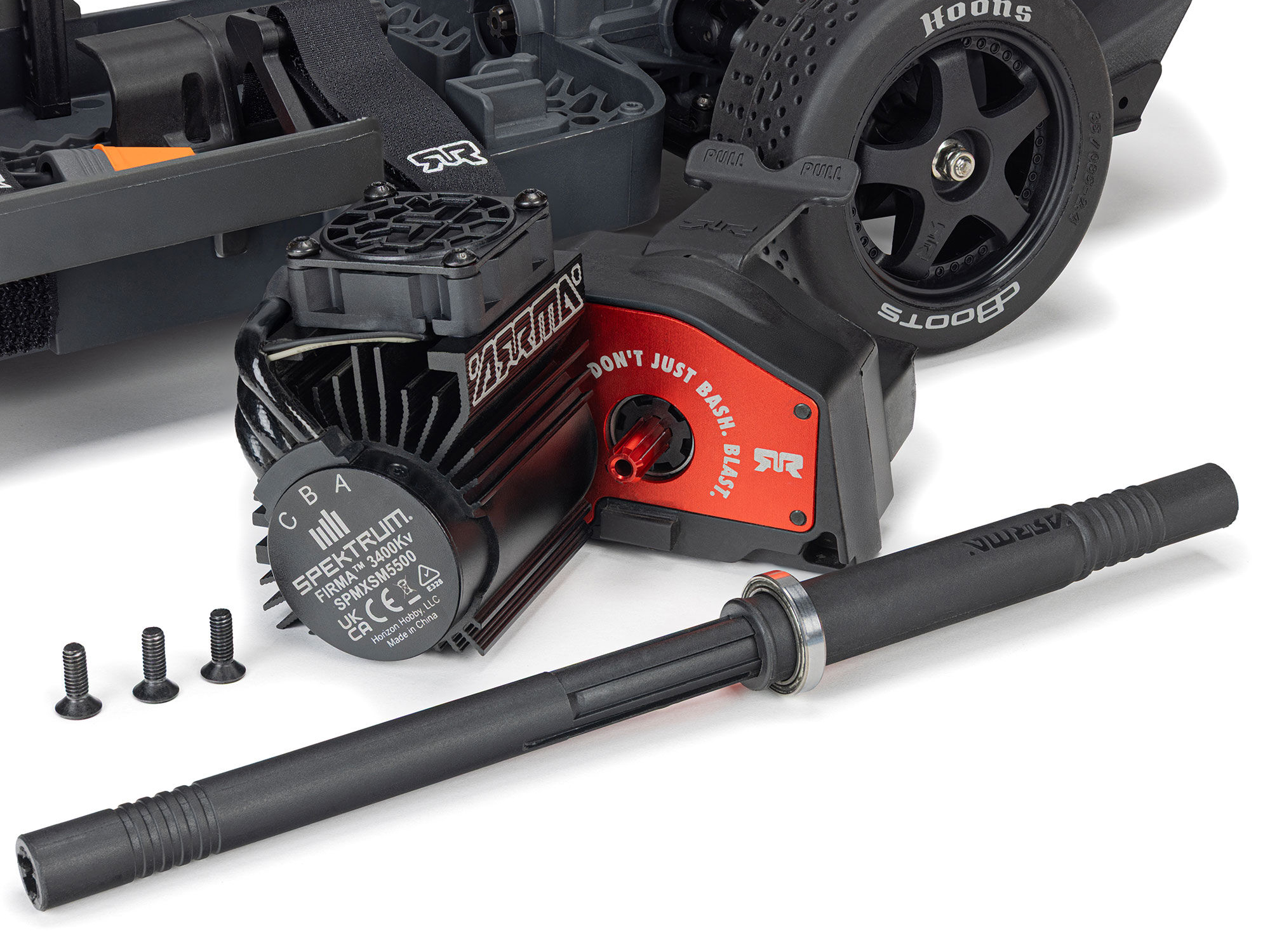 1/8 INFRACTION 223S DSC 4X4 RTR Street Bash, Blue/Red-15