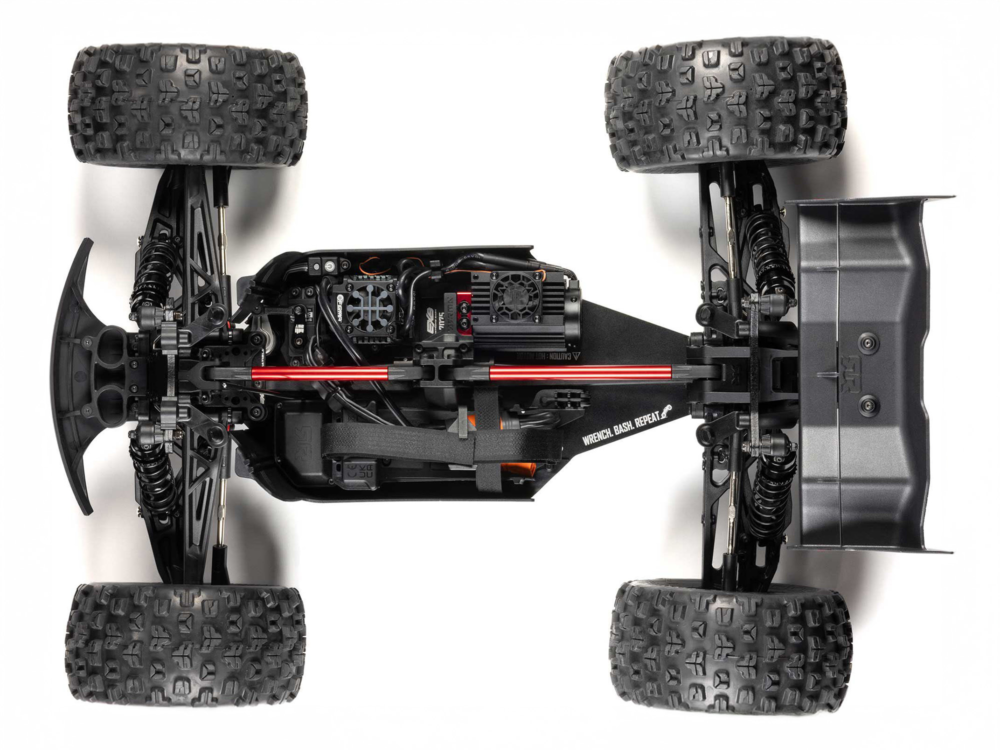 1/8 KRATON 6S V6 4X4 BLX Speed Monster Truck RTR Blue/Red-10
