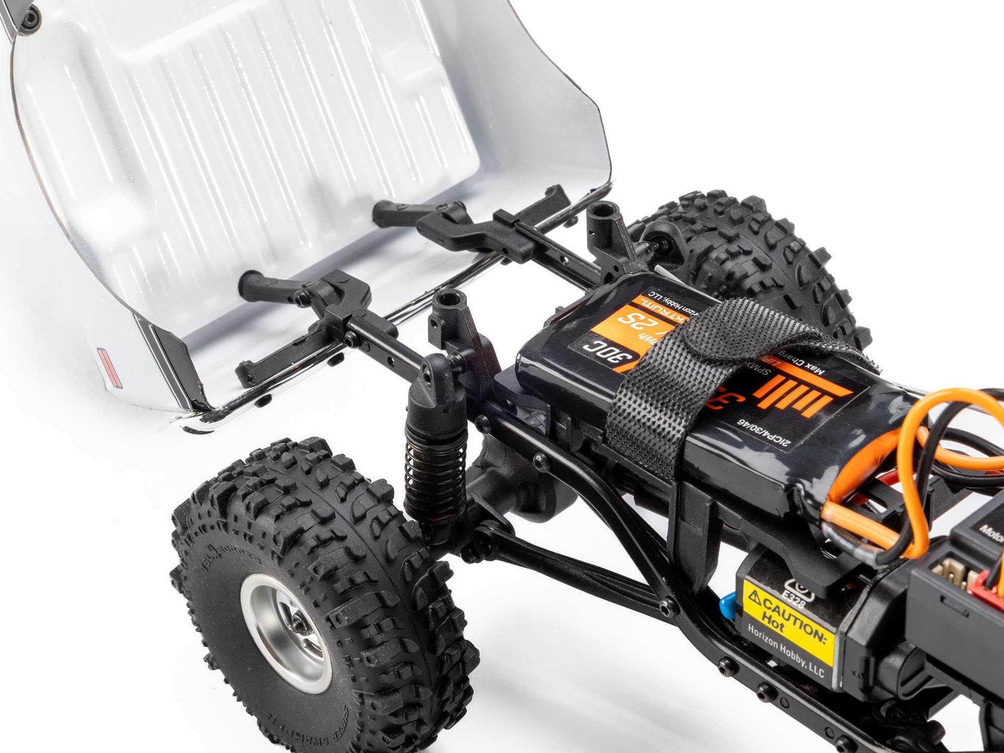 1/24 SCX24 1971 Chevrolet C10 4WD Truck RTR, Black-12