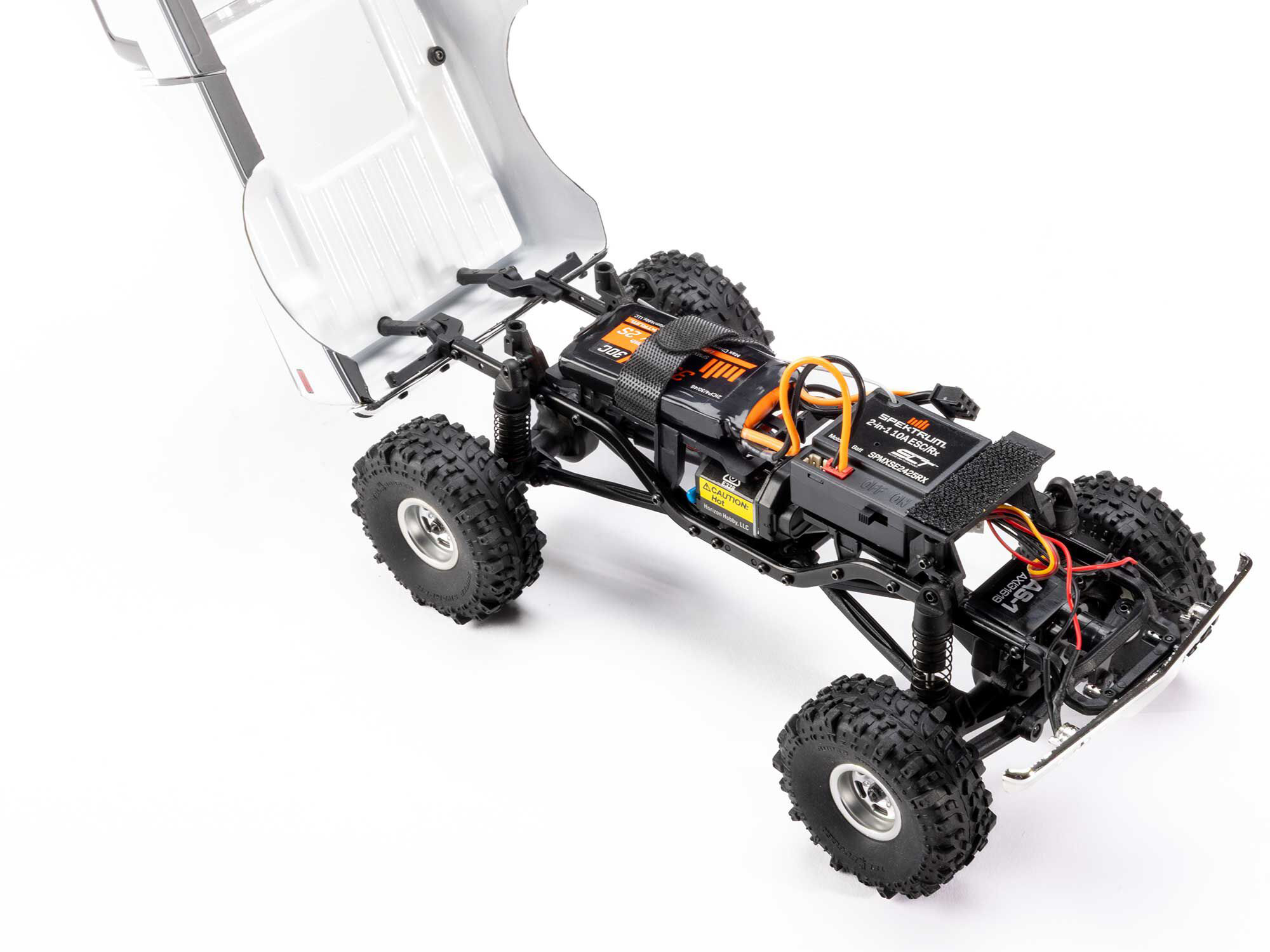 1/24 SCX24 1971 Chevrolet C10 4WD Truck RTR, Black-13