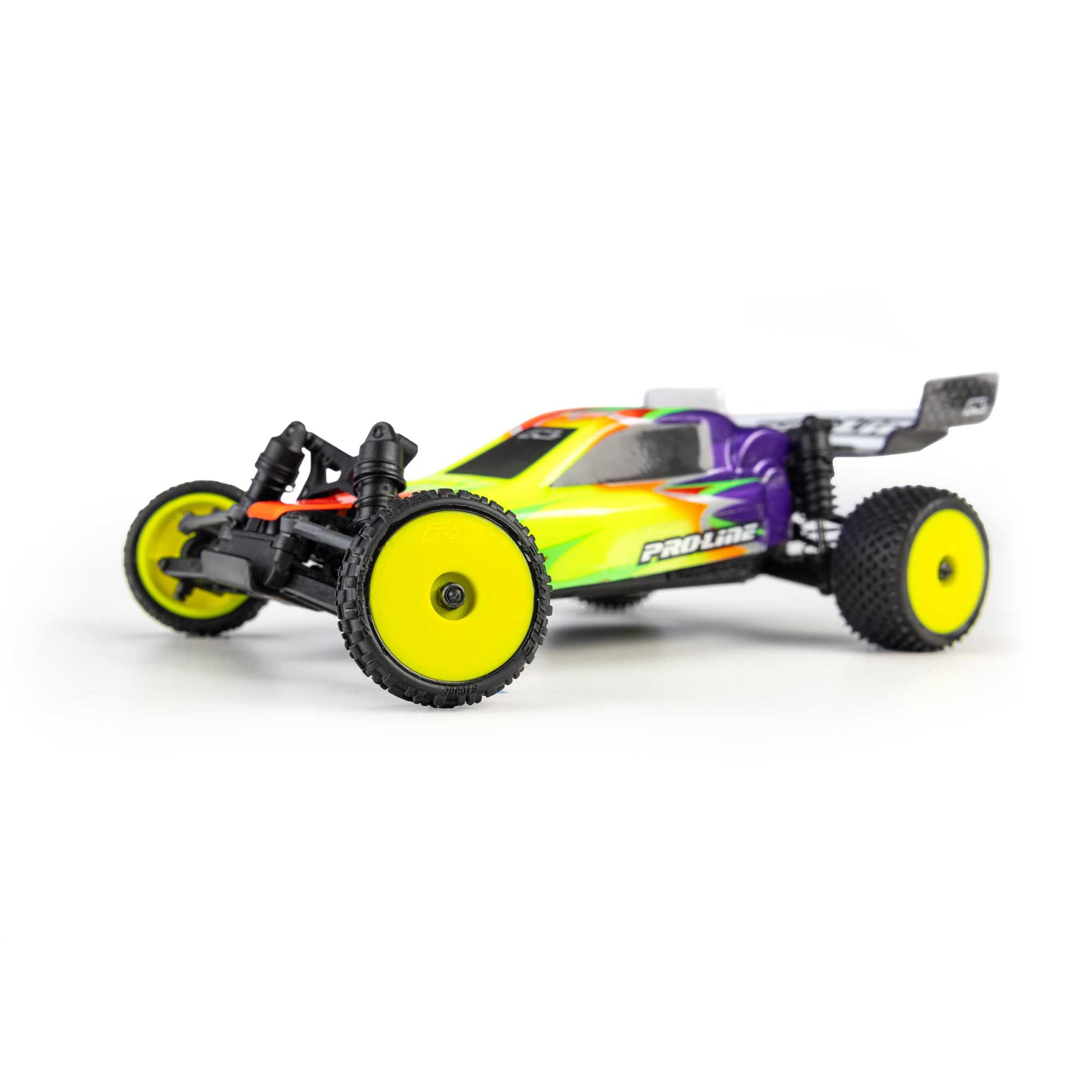 1/24 Wedge Front and Prism Rear Carpet Tires Mounted 7mm, Ye-2