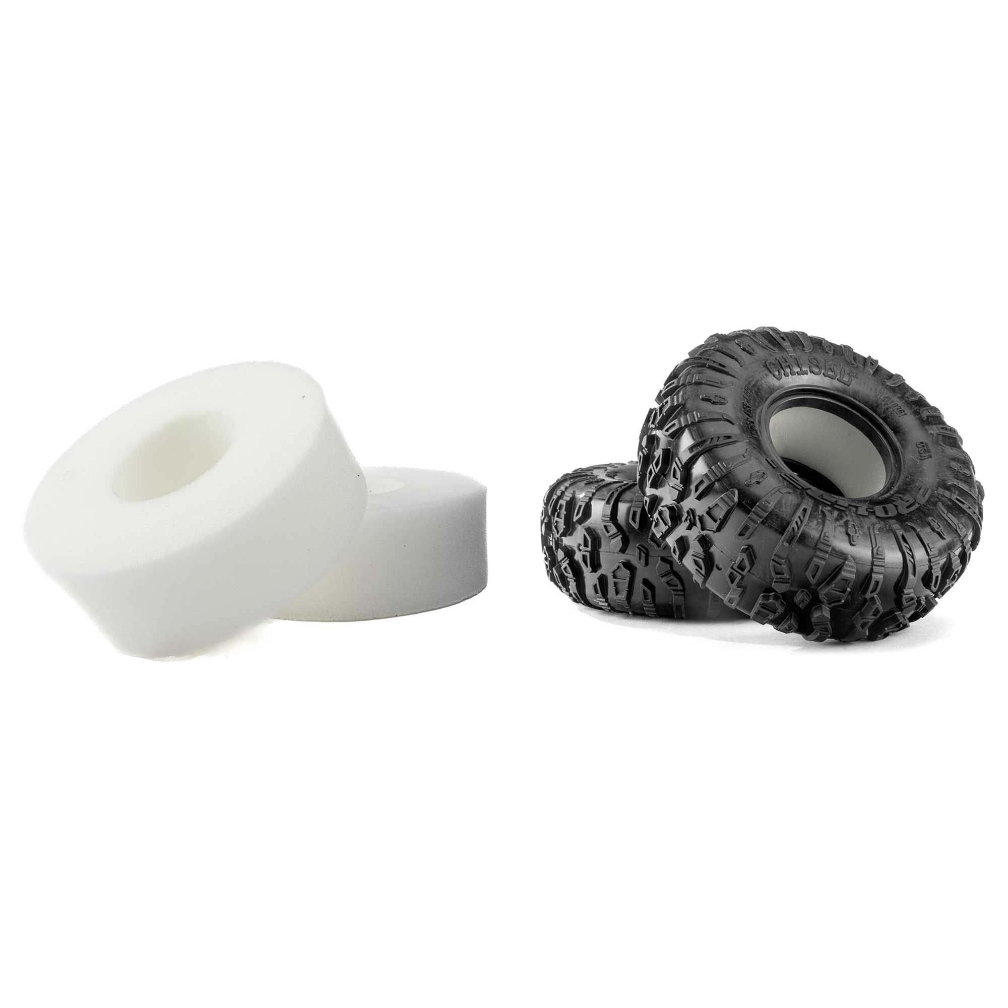 1/10 Chisel II Predator Front/Rear 1.9" Crawler Tires (2)-5