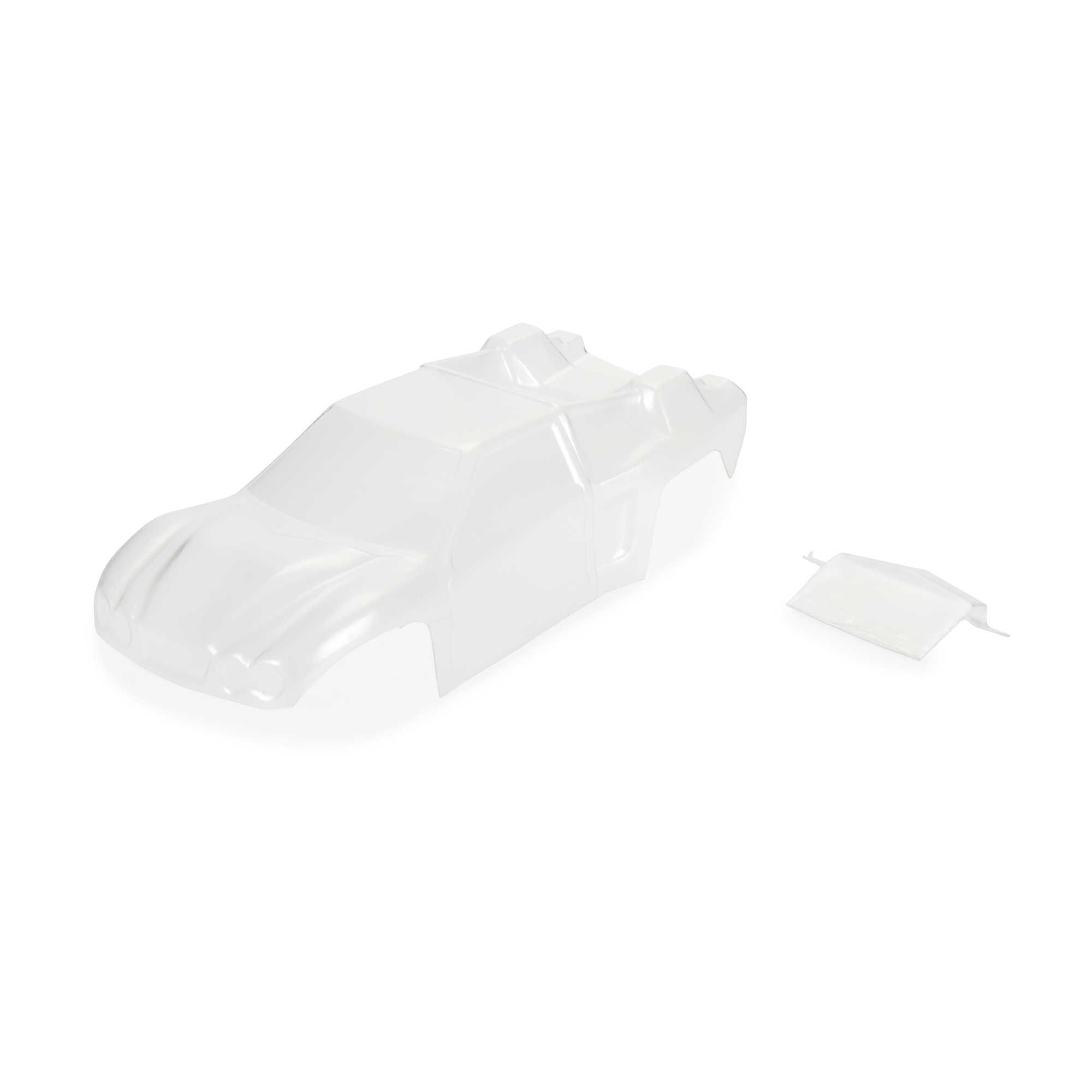 1/28 Pre-Cut Crowd Pleazer Clear Body: Losi Micro-T