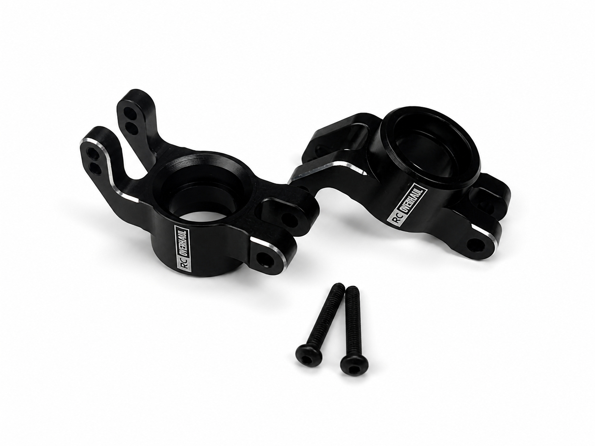 Rear Hubs, Black Aluminium, Mini Kraton