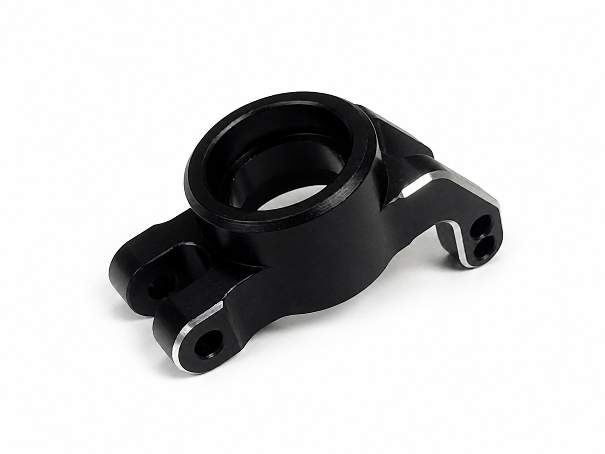 Rear Hubs, Black Aluminium, Mini Kraton-2