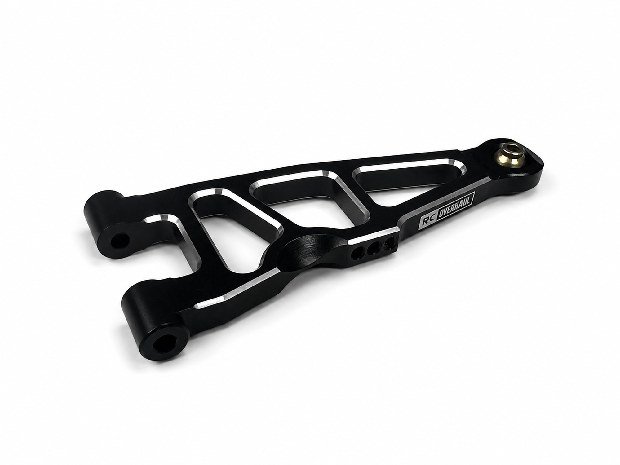 Front Lower Suspension Arms, Black Aluminium, Mini Kraton-2
