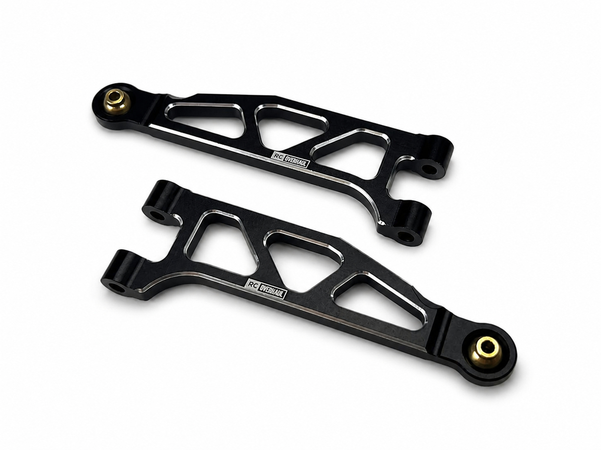 Front Upper Suspension Arms, Black Aluminium, Mini Kraton