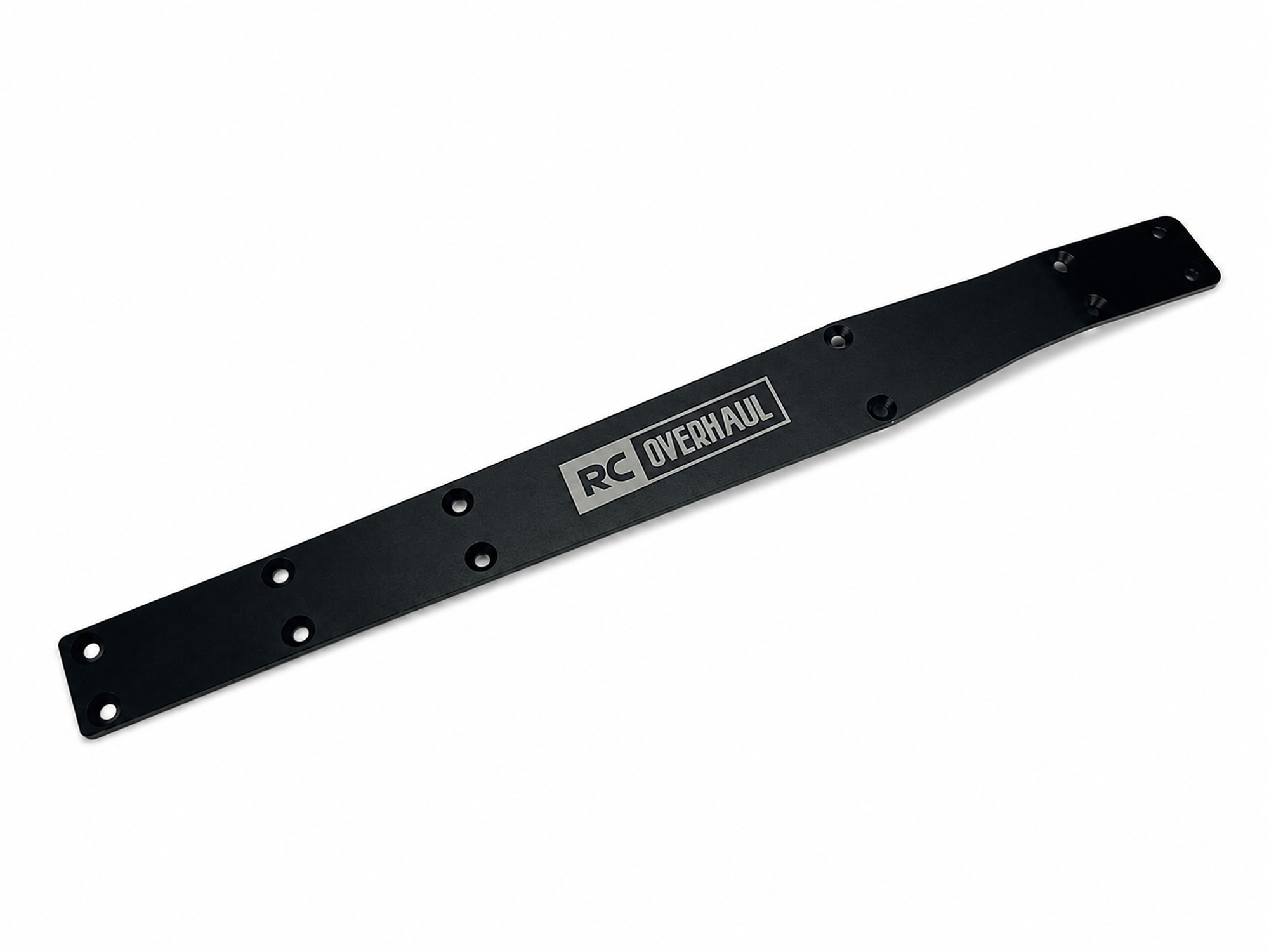 Chassis Skid Plate, Black Aluminium, Mini Kraton