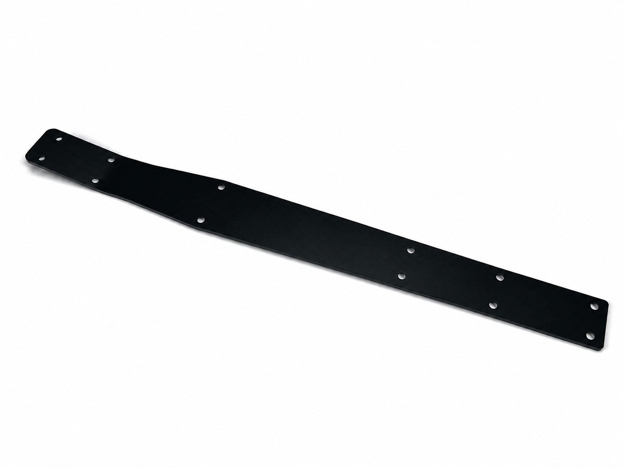 Chassis Skid Plate, Black Aluminium, Mini Kraton-2