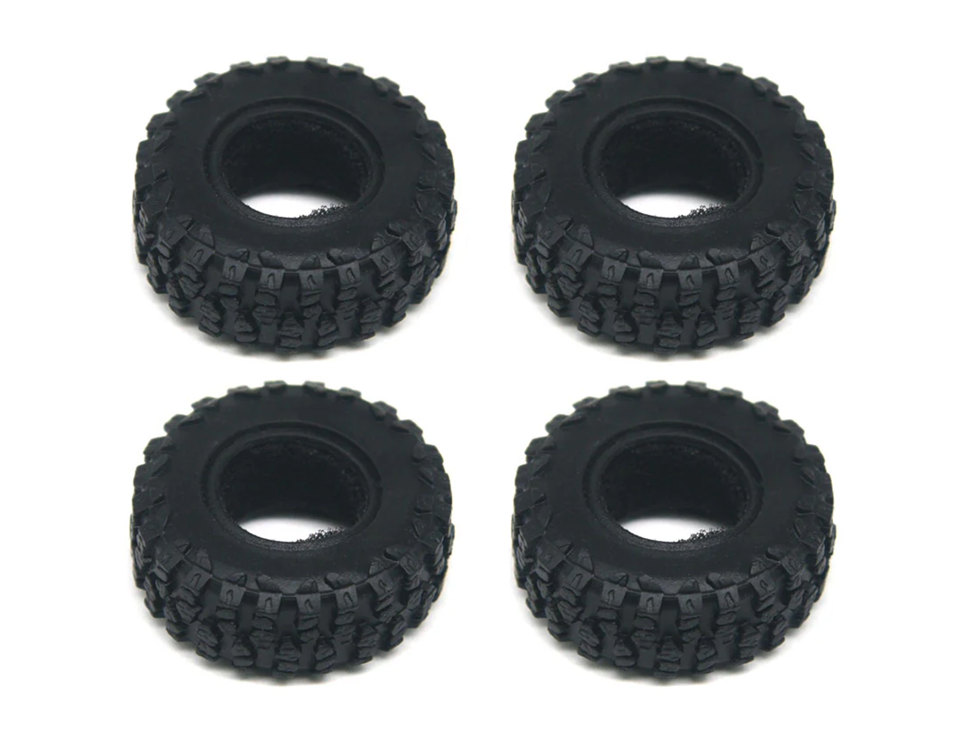 Off Road Block Tyre w/insert, Set SCX30-3