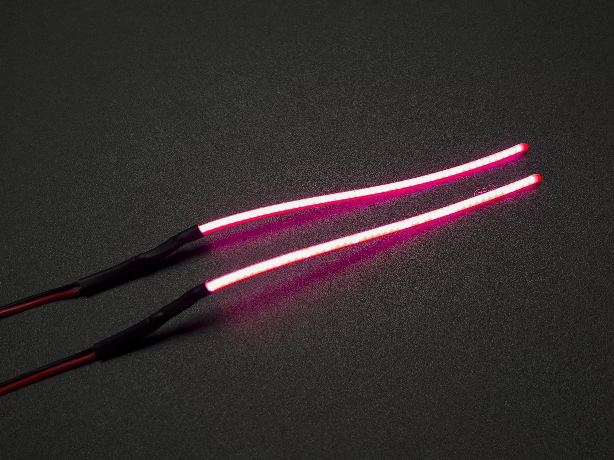 LED Light Line Pair, 7cm Pink-2
