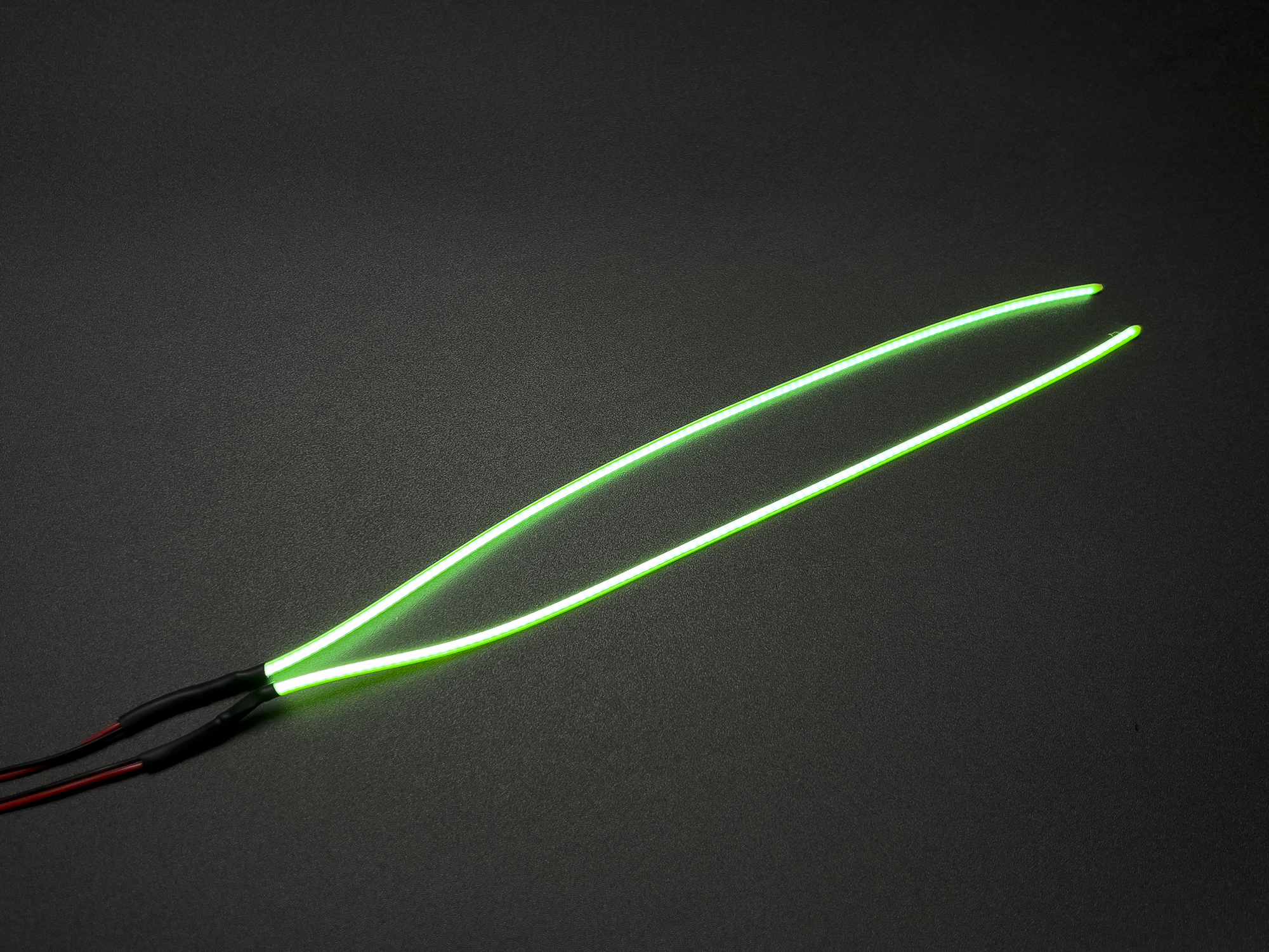 LED Light Line Pair, 18cm Green-2