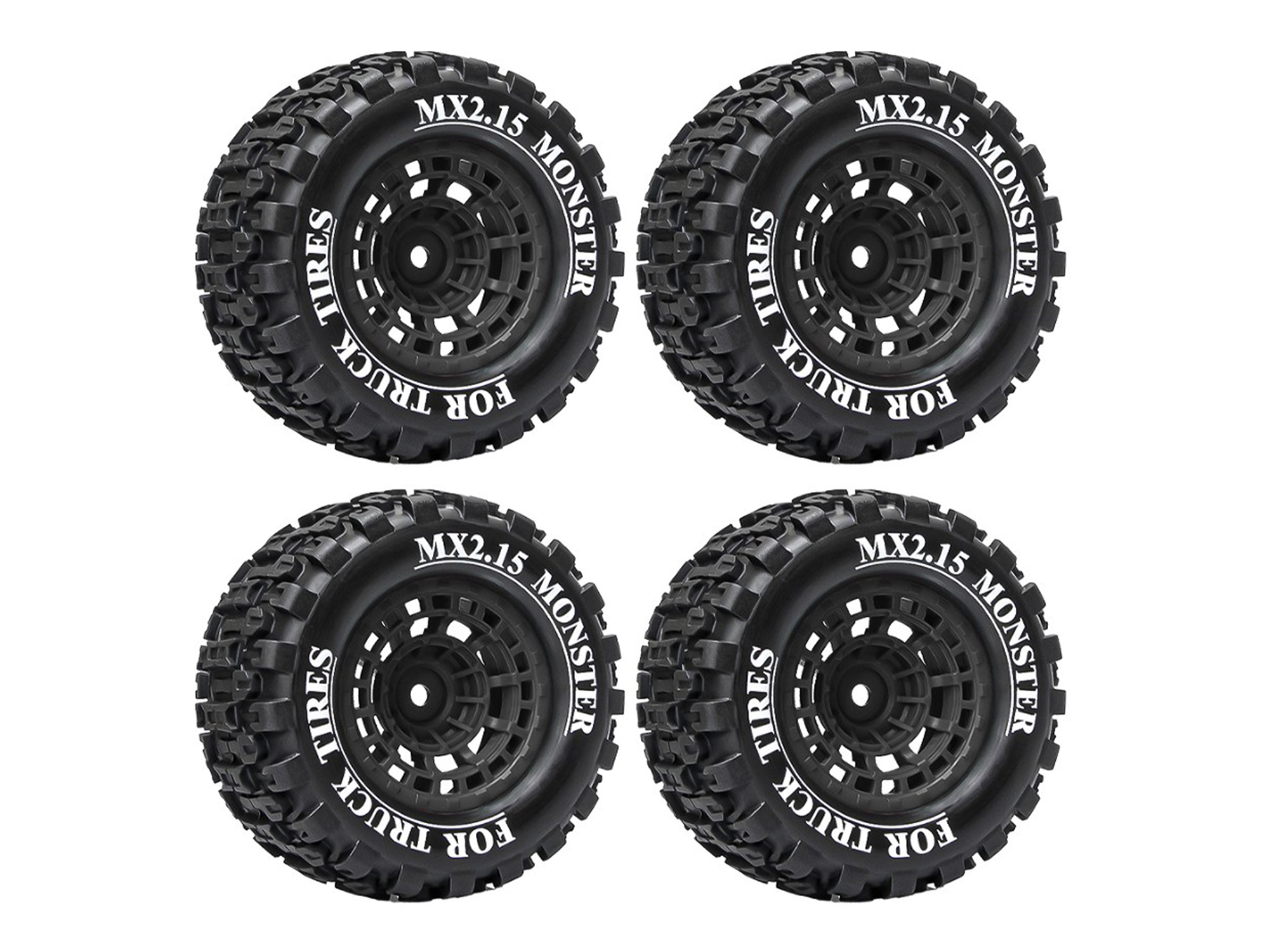 1/16 MT Wheel & Tyre, Mini Maxx/XRT, Mini LMT Pk4