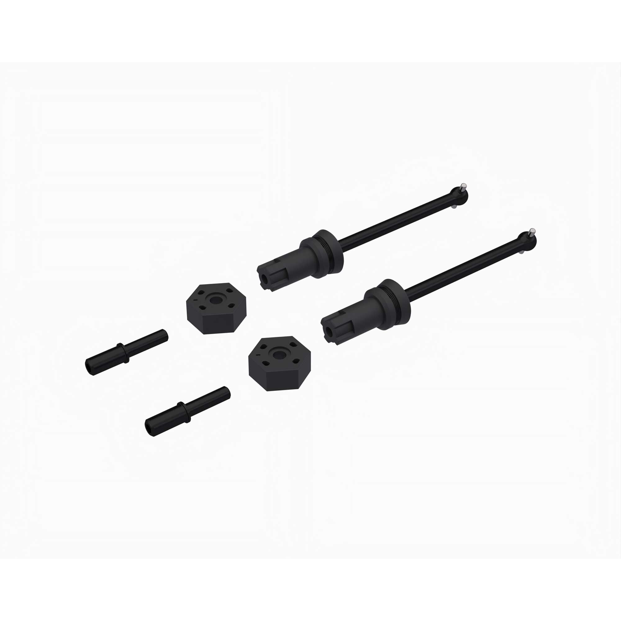 Driveshaft Set, Short (2pcs): GROM