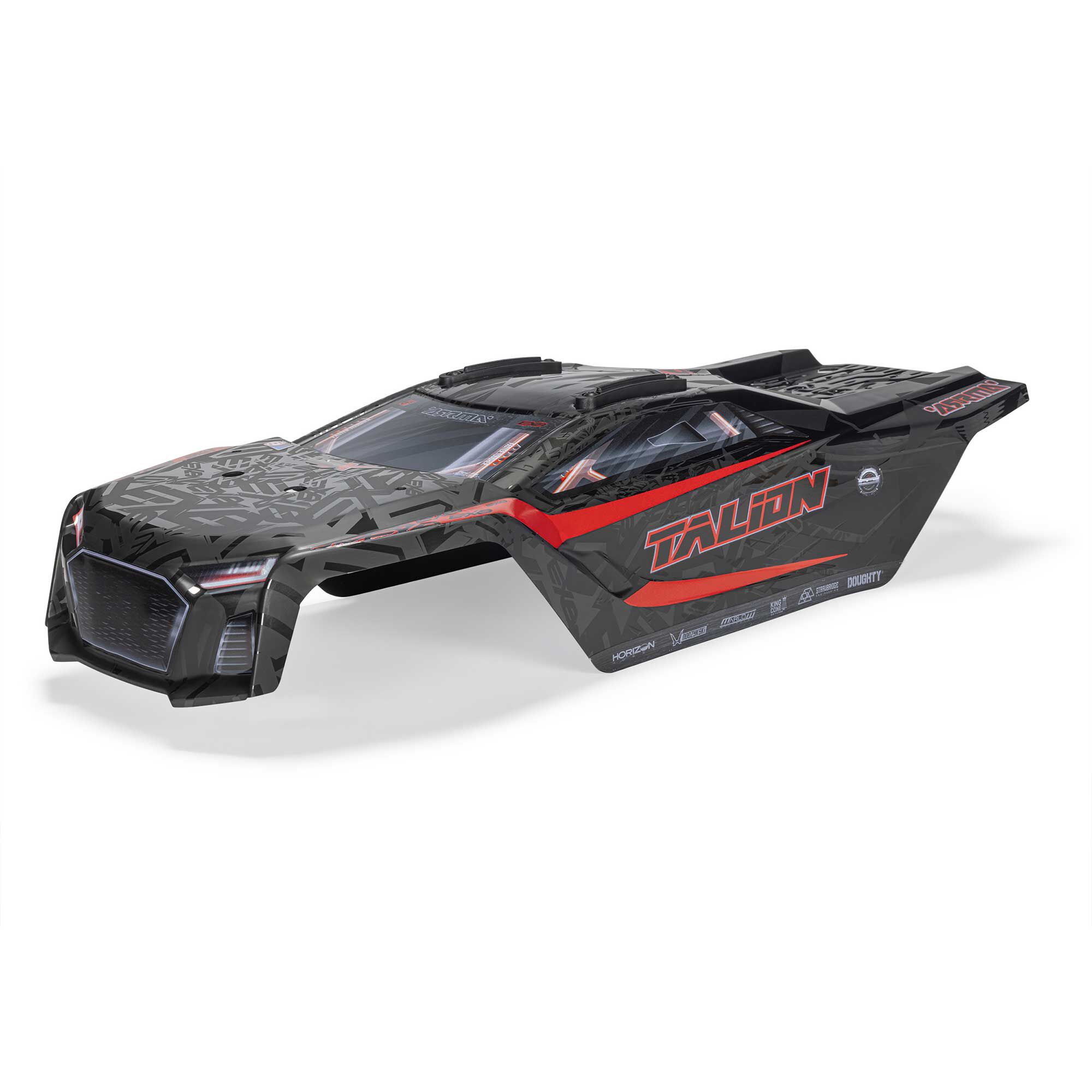 TALION 6S EXB BLX Painted Decaled Trimmed Body, Black