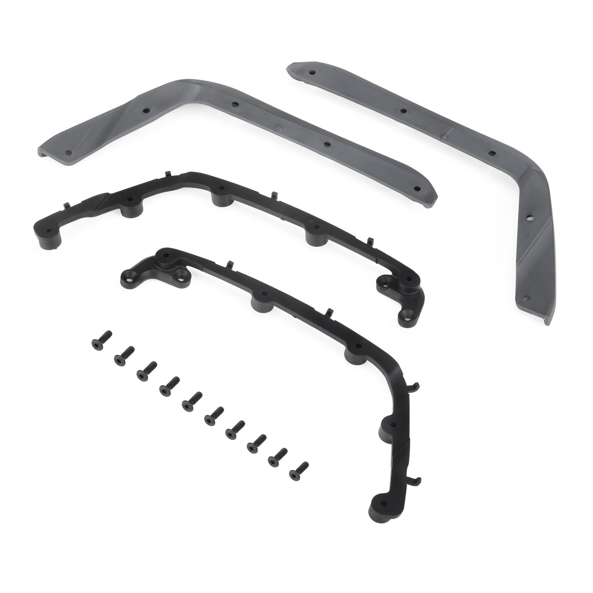 Front Fenders, Gray, Jeep JT: SCX10 III MotoBilt