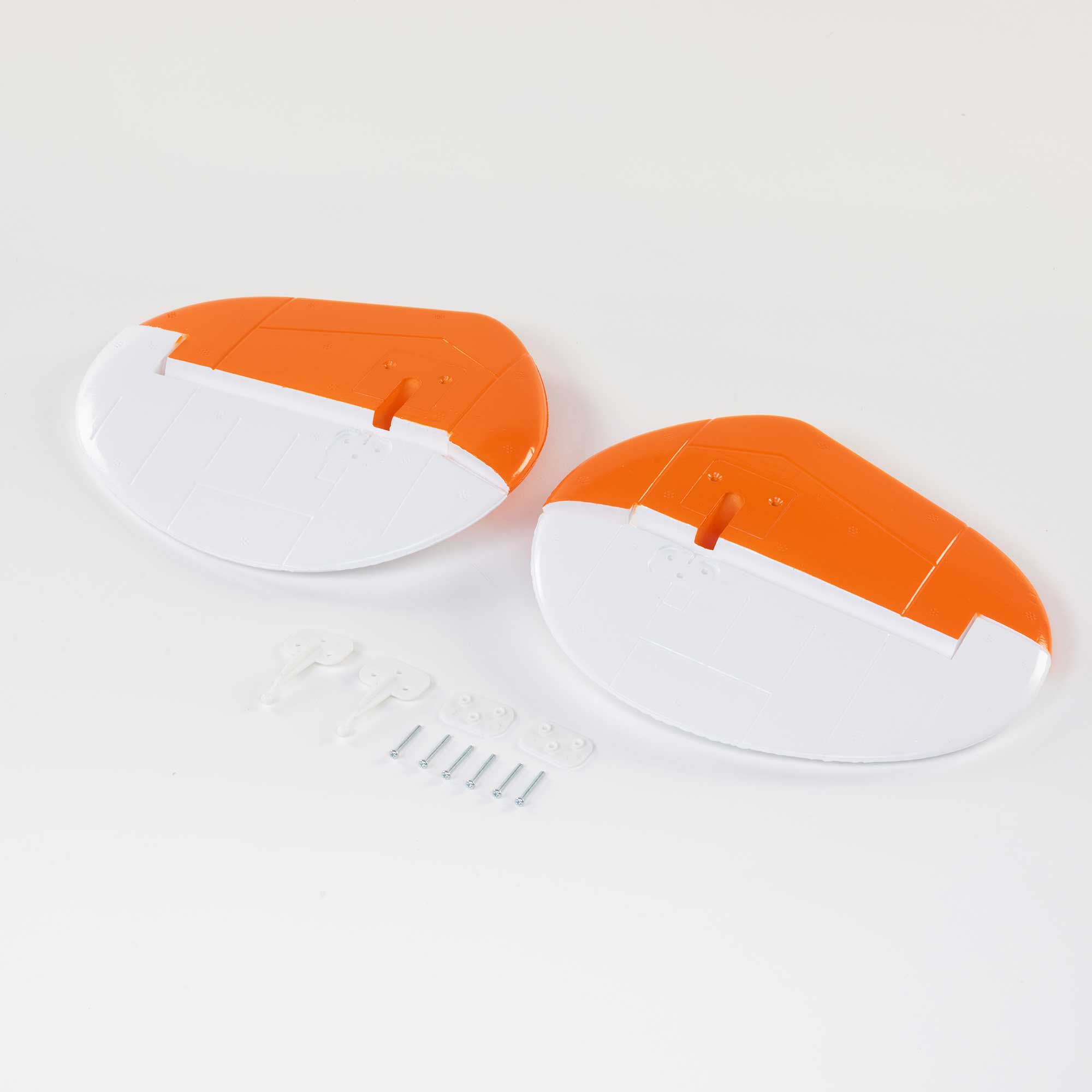 Vertical Stabilizer Set, White: RC-45J 1.5m
