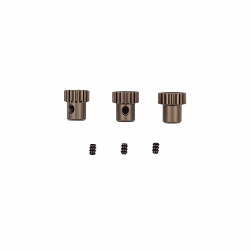 Team Associated Rc28r Ft Aluminium Pinion Gear Set 64dp 15/16/17t