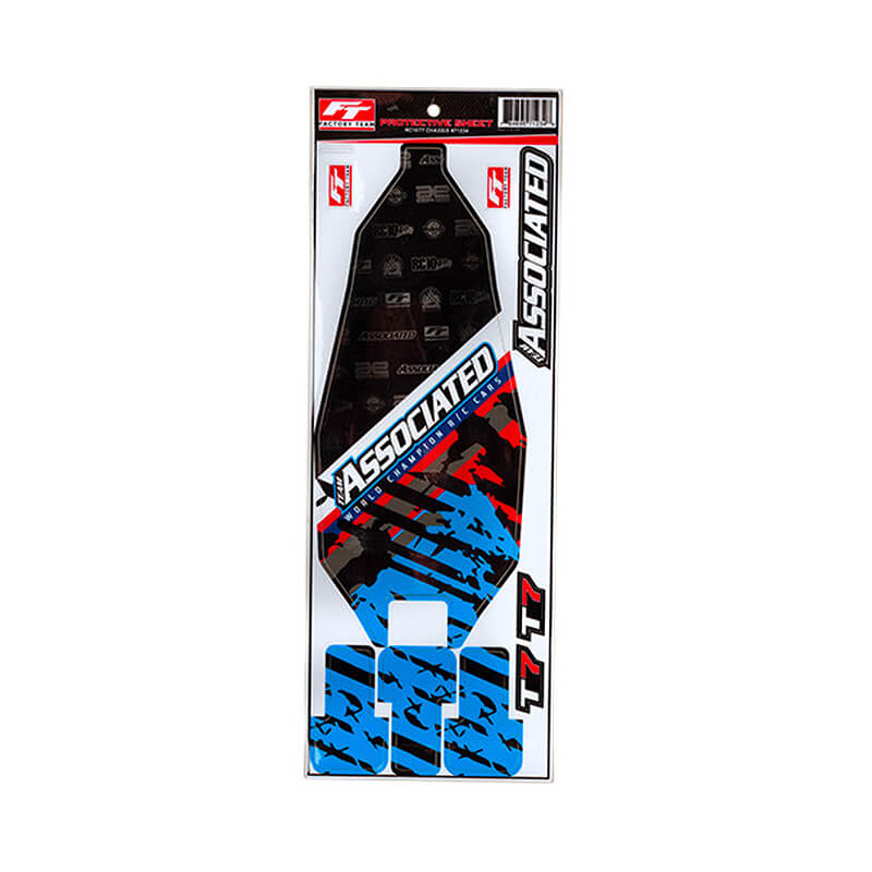 Associated Rc10t7 Ft Chassis Protector Sheet Printed