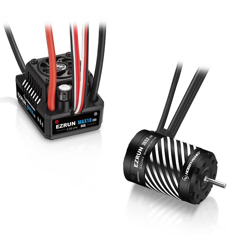 Hobbywing Combo Max10 G2s 80a Esc 3652sd 4500kv Blk G3 Motor