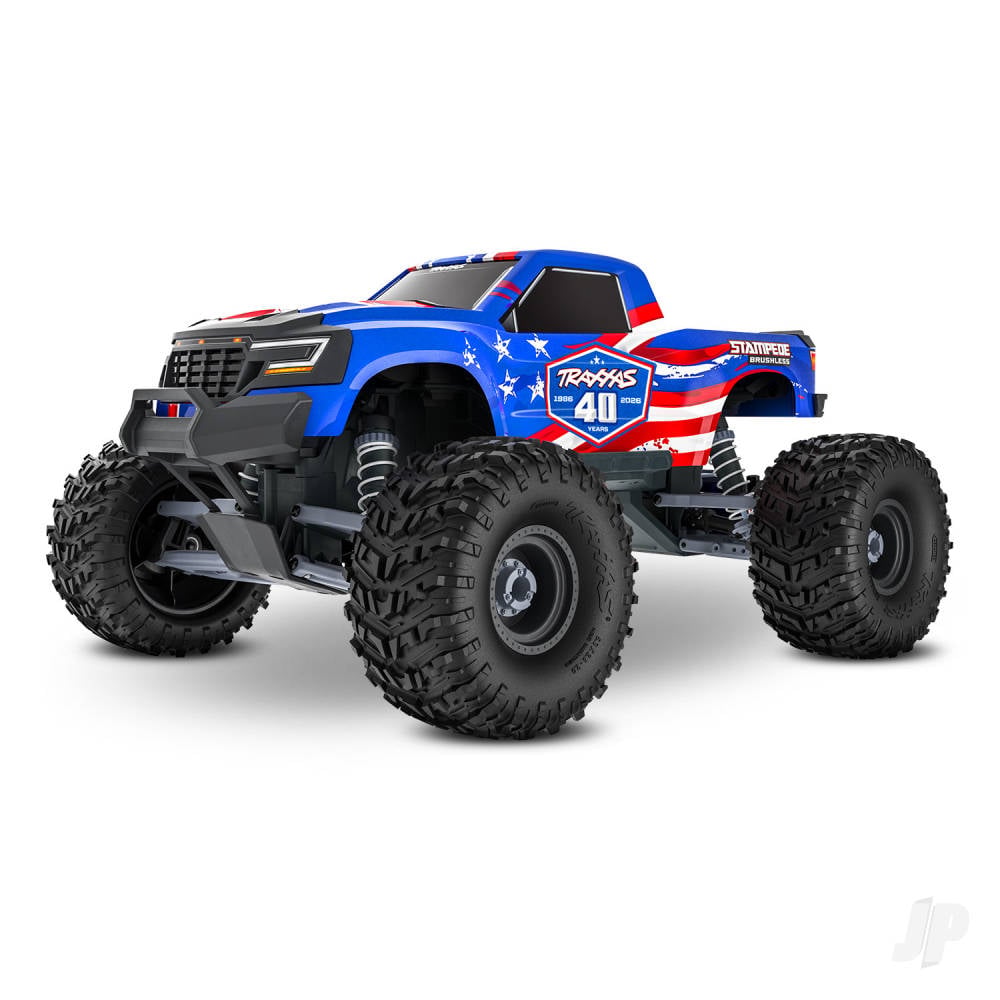 Traxxas Stampede 1:10 2WD RTR Monster Truck, 40th Anniversary (+ TQi Sport 2-ch, VX3, V3200, Clipless Body)