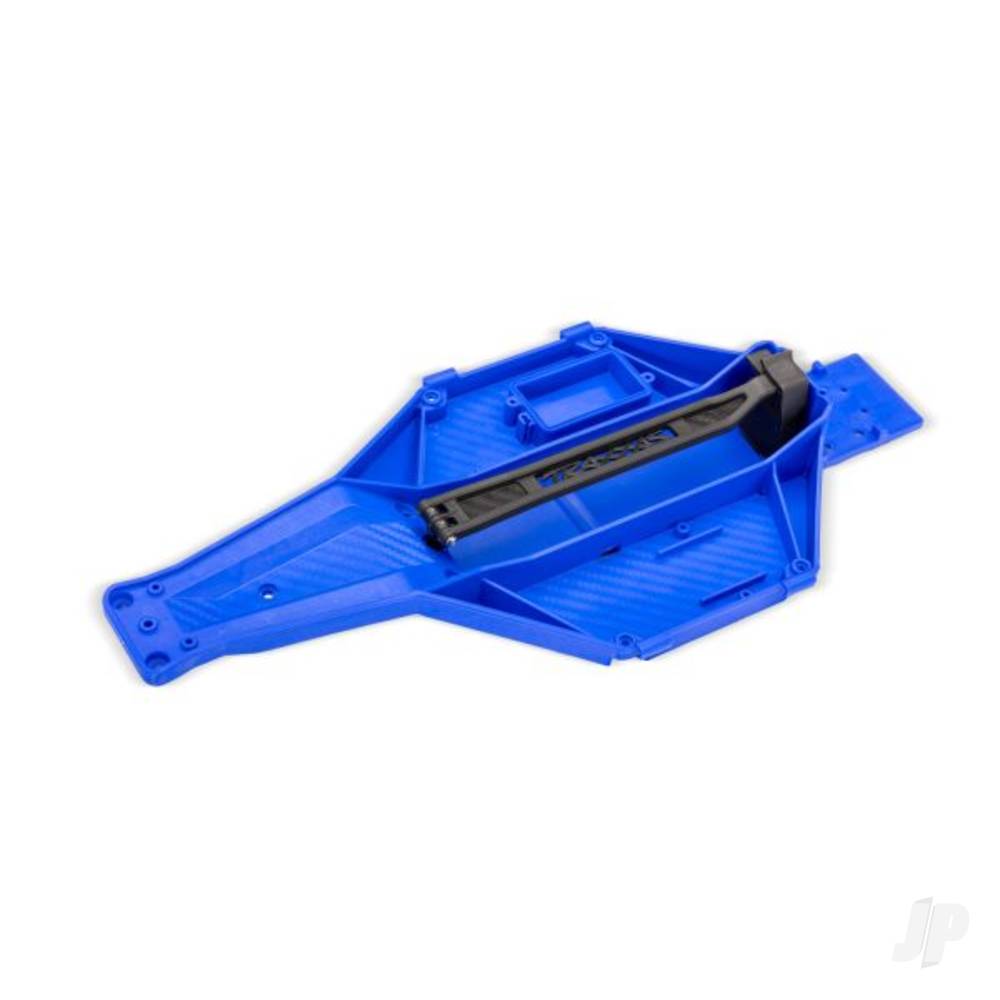 Traxxas Chassis, low CG (blue) (requires #5831-BLK, 5831-BLUE, 5831-DGRY or 5831-STGRY lower chassis)
