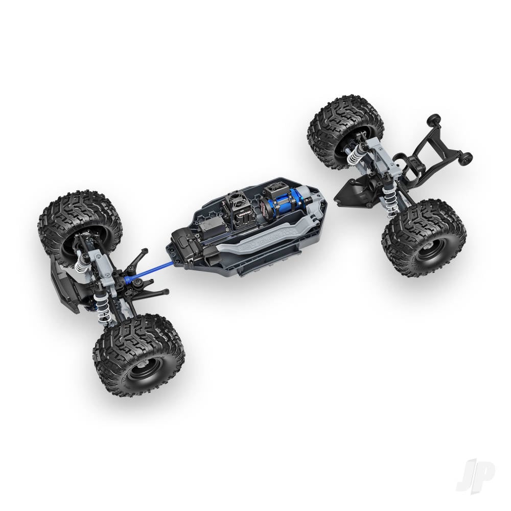 Traxxas Stampede 4WD 1:10 4WD RTR Monster Truck, Black (+ TQi Sport 2-ch, VX3, V3200, Clipless Body)-8