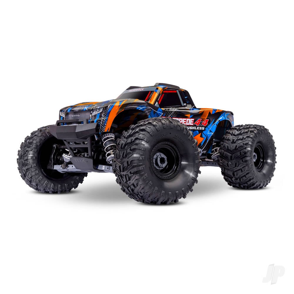 Traxxas Stampede 4WD 1:10 4WD RTR Monster Truck, Orange (+ TQi Sport 2-ch, VX3, V3200, Clipless Body)
