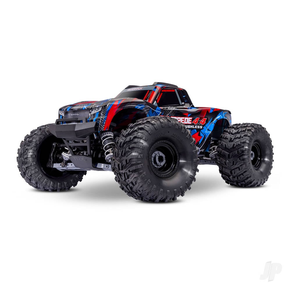 Traxxas Stampede 4WD 1:10 4WD RTR Monster Truck, Red (+ TQi Sport 2-ch, VX3, V3200, Clipless Body)