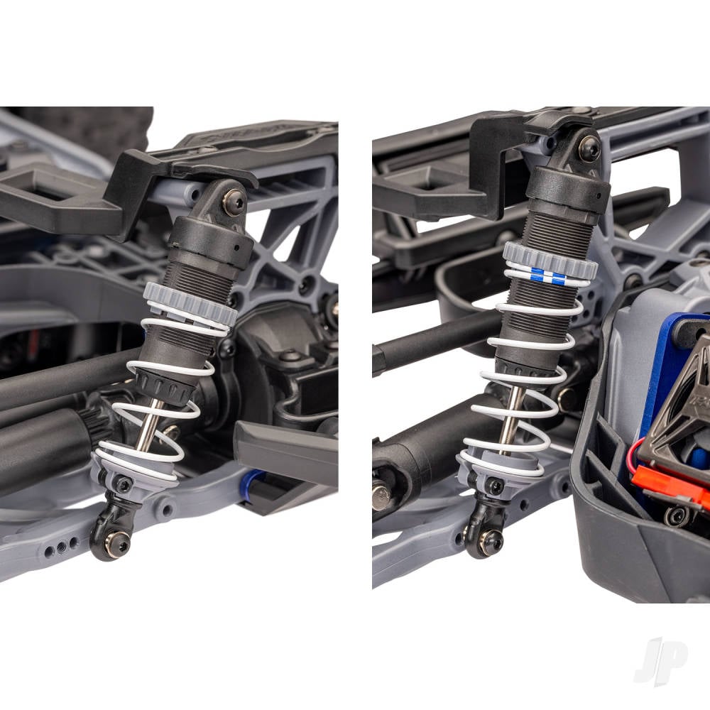 Traxxas Rustler 1:10 4WD RTR Stadium Truck, Black (+ TQi Sport 2-ch, TSM, VX3, Velineon V3200, Clipless Body)-15