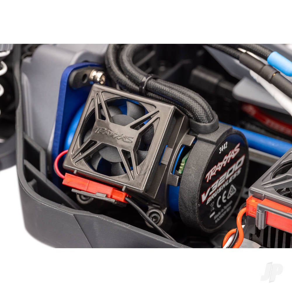 Traxxas Rustler 1:10 4WD RTR Stadium Truck, Black (+ TQi Sport 2-ch, TSM, VX3, Velineon V3200, Clipless Body)-18