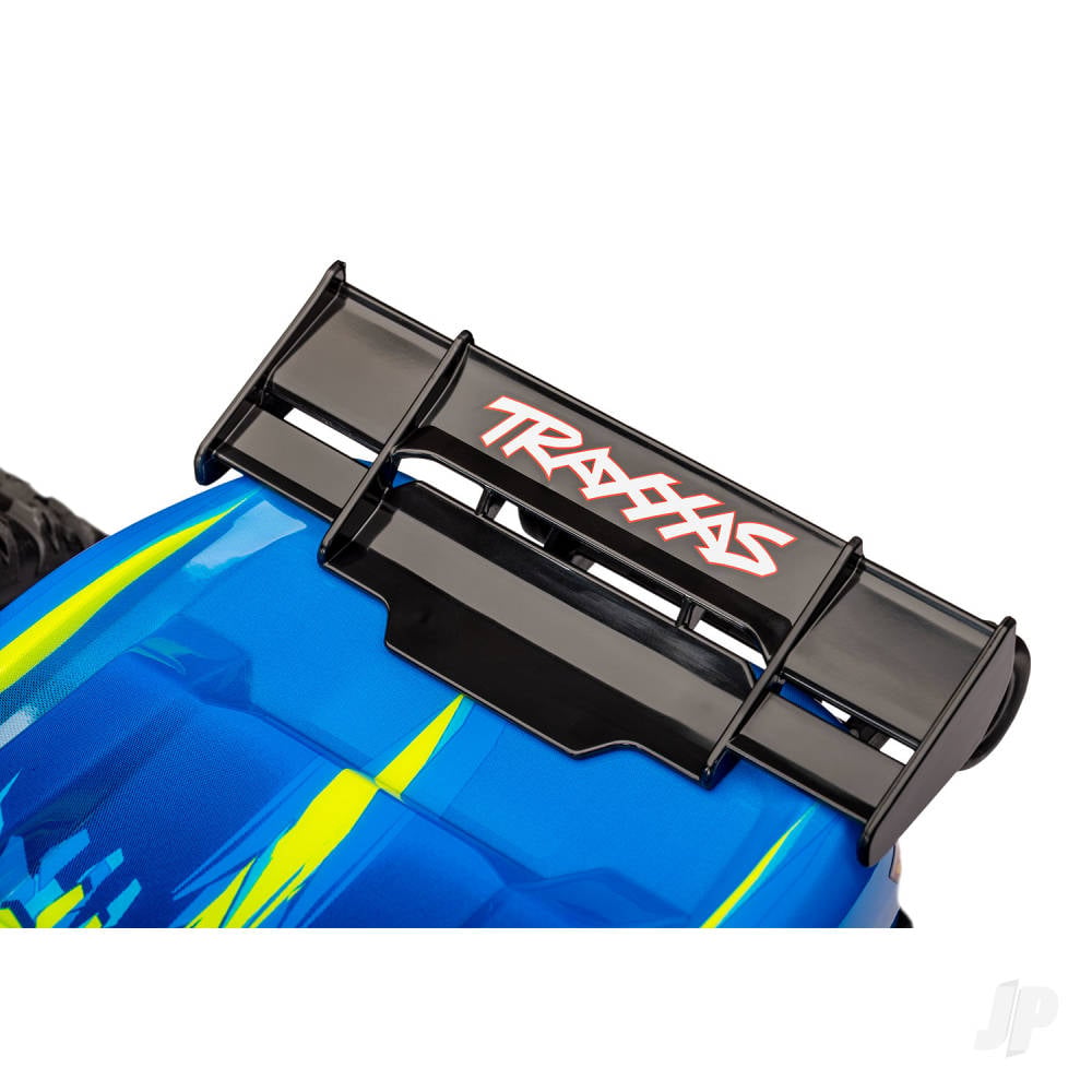 Traxxas Rustler 1:10 4WD RTR Stadium Truck, Blue (+ TQi Sport 2-ch, TSM, VX3, Velineon V3200, Clipless Body)-21