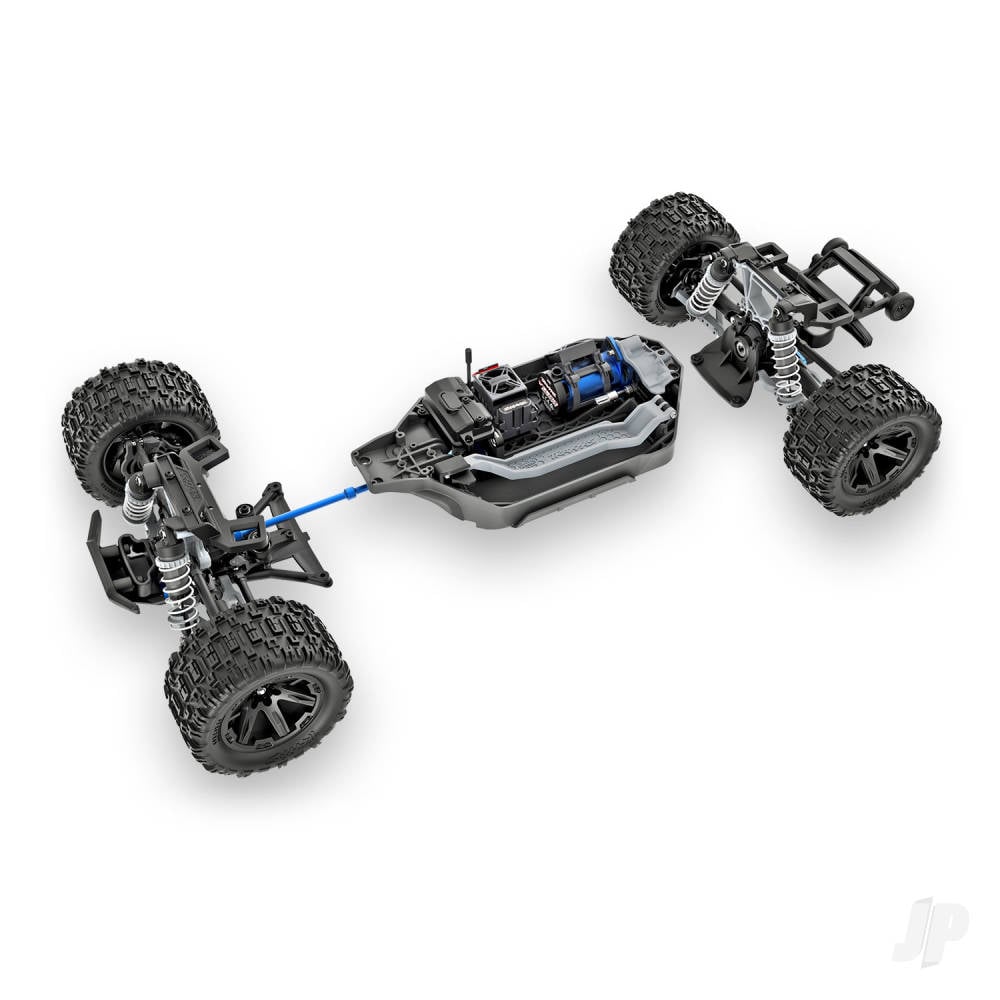 Traxxas Rustler 1:10 4WD RTR Stadium Truck, Green (+ TQi Sport 2-ch, TSM, VX3, Velineon V3200, Clipless Body)-7
