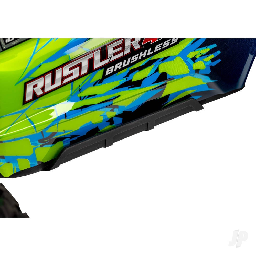 Traxxas Rustler 1:10 4WD RTR Stadium Truck, Green (+ TQi Sport 2-ch, TSM, VX3, Velineon V3200, Clipless Body)-13