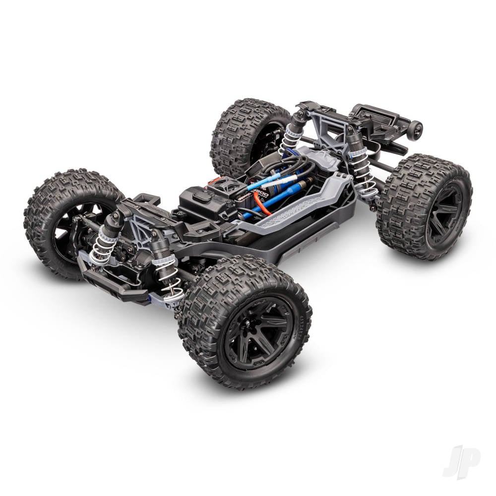 Traxxas Rustler 1:10 4WD RTR Stadium Truck, Red (+ TQi Sport 2-ch, TSM, VX3, Velineon V3200, Clipless Body)-4